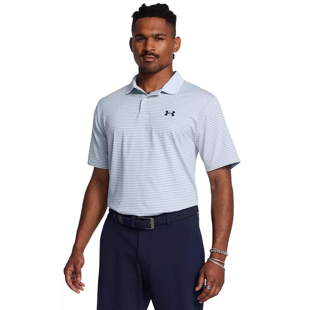 Men's Under Armour Performance 3.0 Stripe Golf Polo,  Product Image