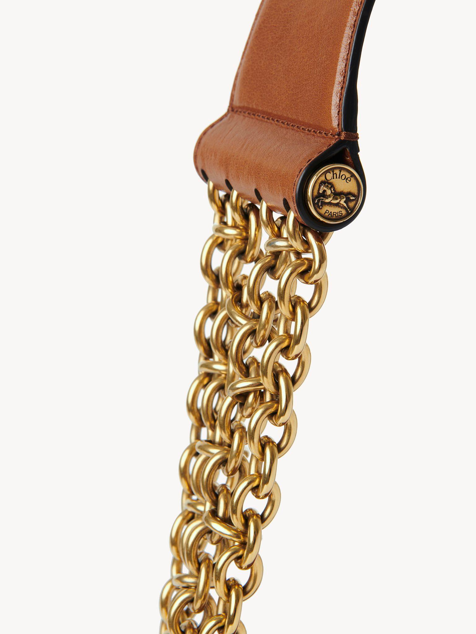 Camera Chain bag in shiny leather Product Image