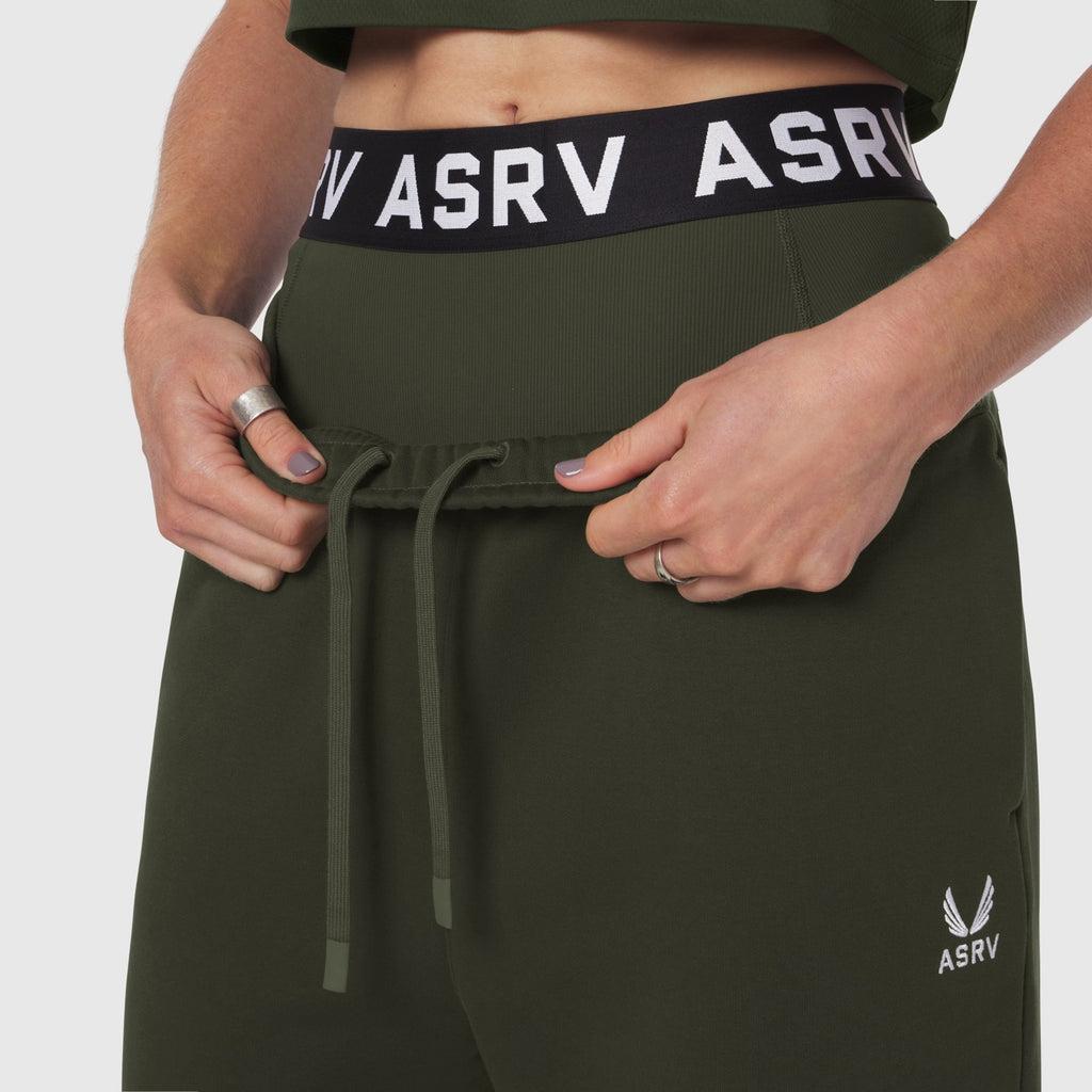 W034. Sorona® Terry Straight Leg Sweats - Olive Product Image