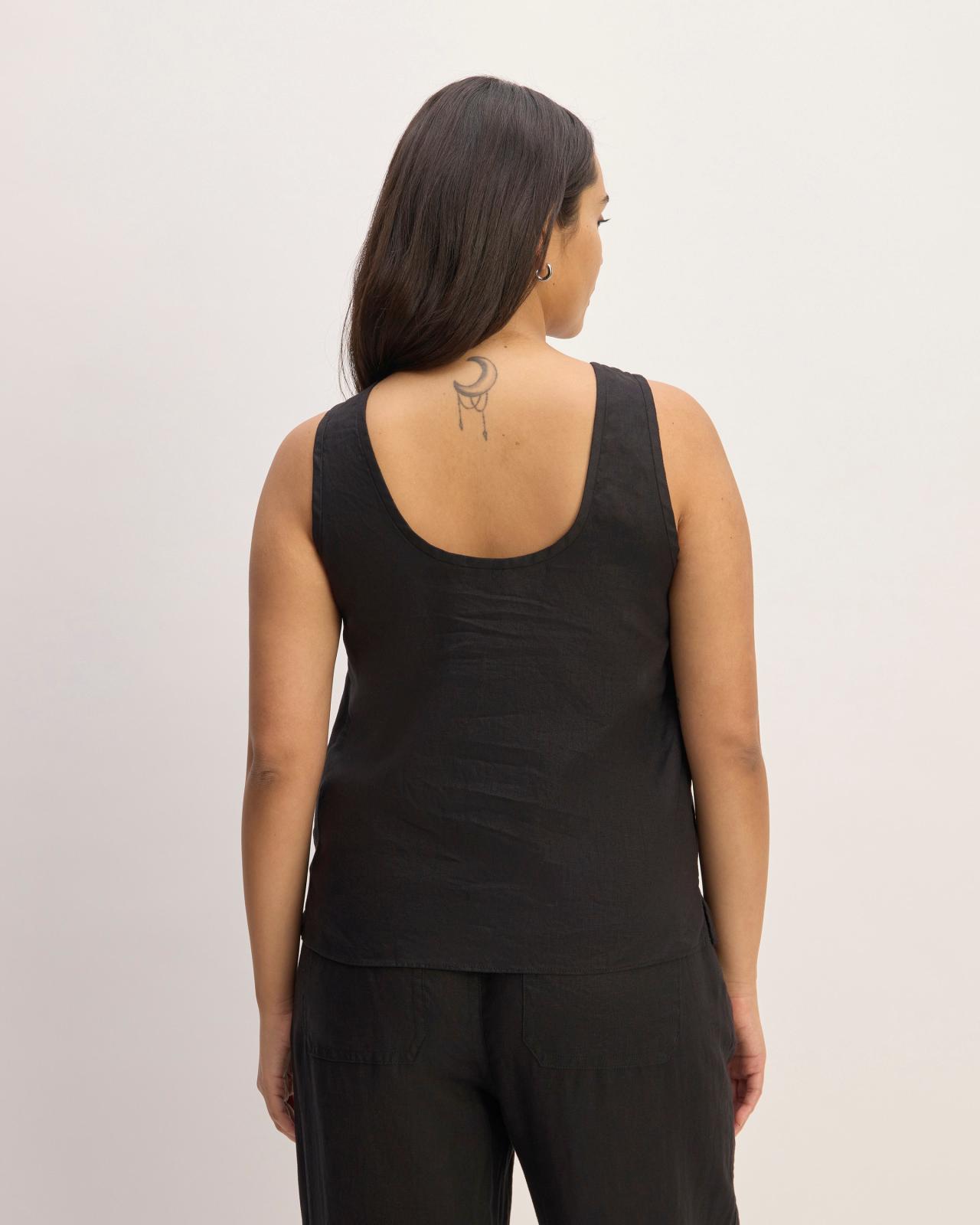 Womens Scoop Tank in Linen by Everlane Product Image