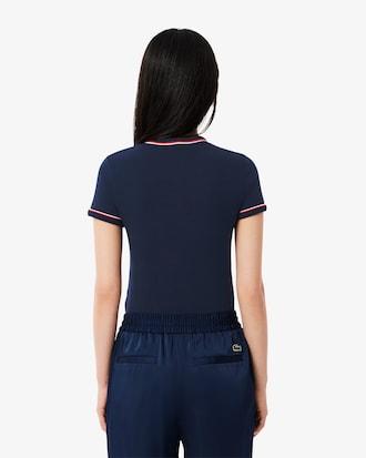 Women's Contrast Accent Jersey T-Shirt Product Image