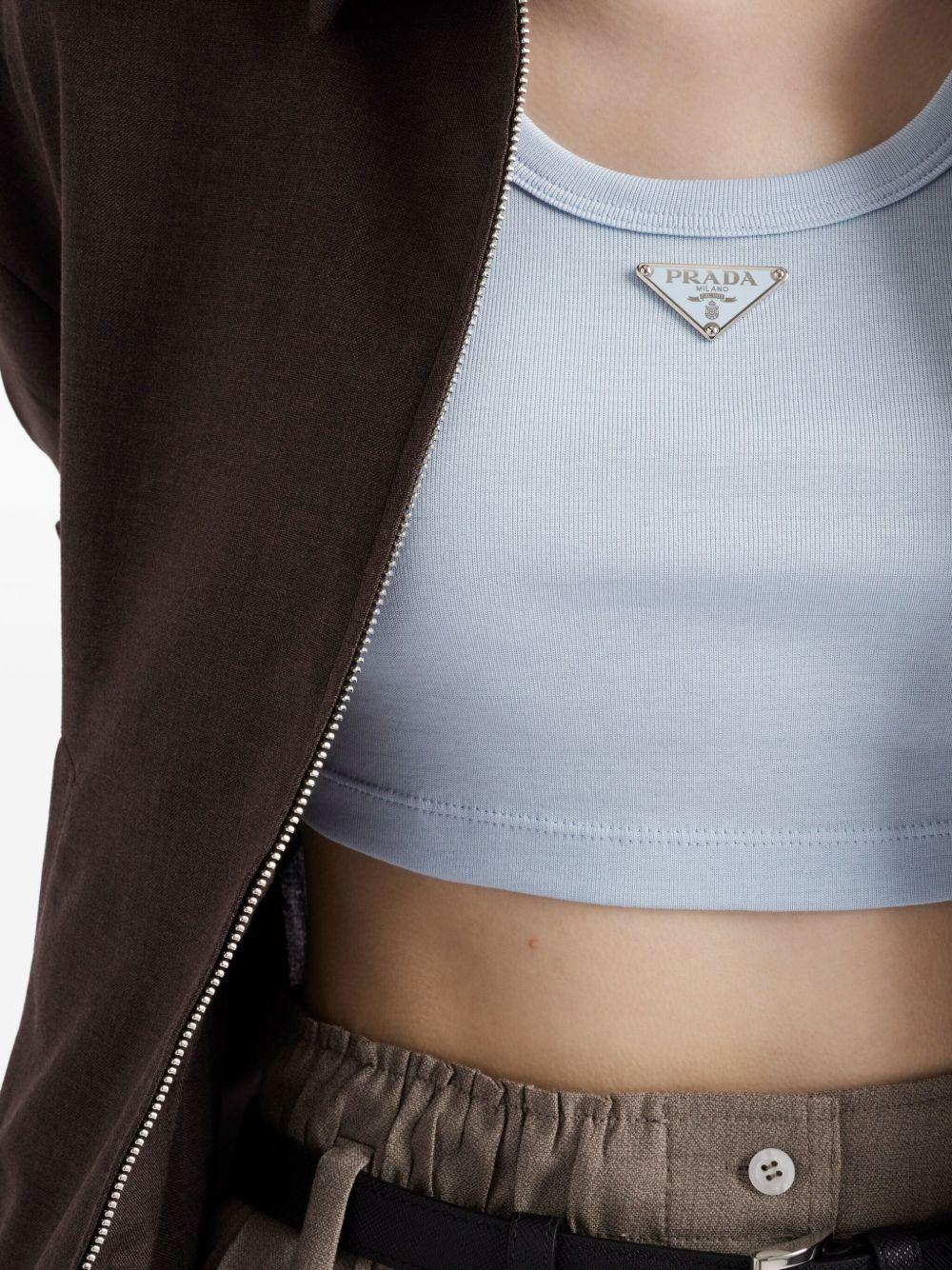 ribbed-knit tank top Product Image