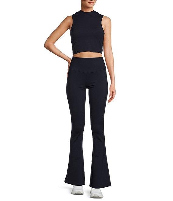 Antonio Melani Active Mock Neck Sleeveless Fitted Coordinating Crop Top Product Image