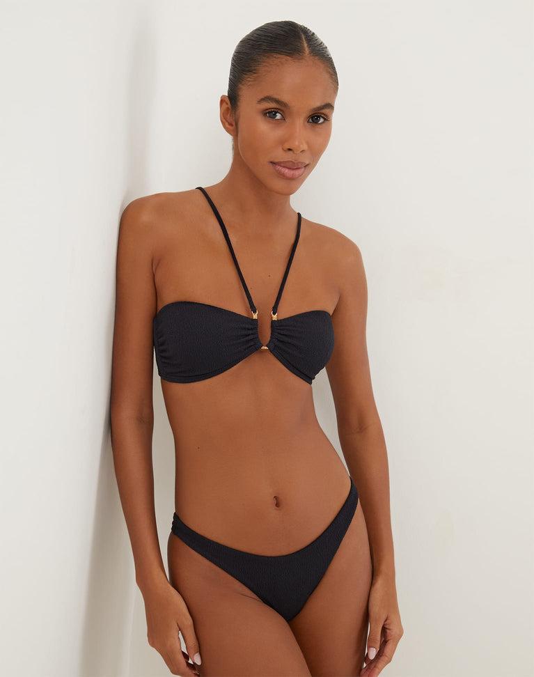 Firenze Callie Bandeau Top - Black Product Image
