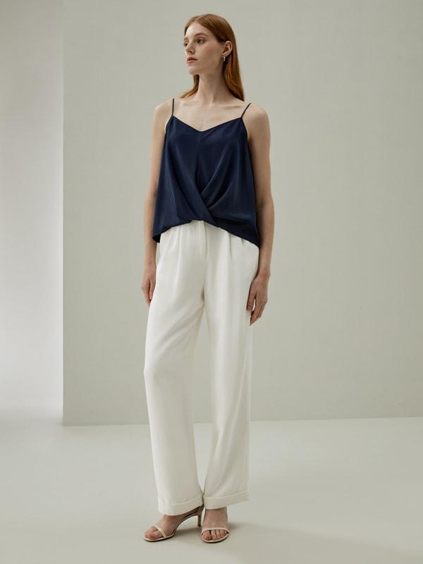 Thin-Strap Crêpe de Chine Cami Product Image