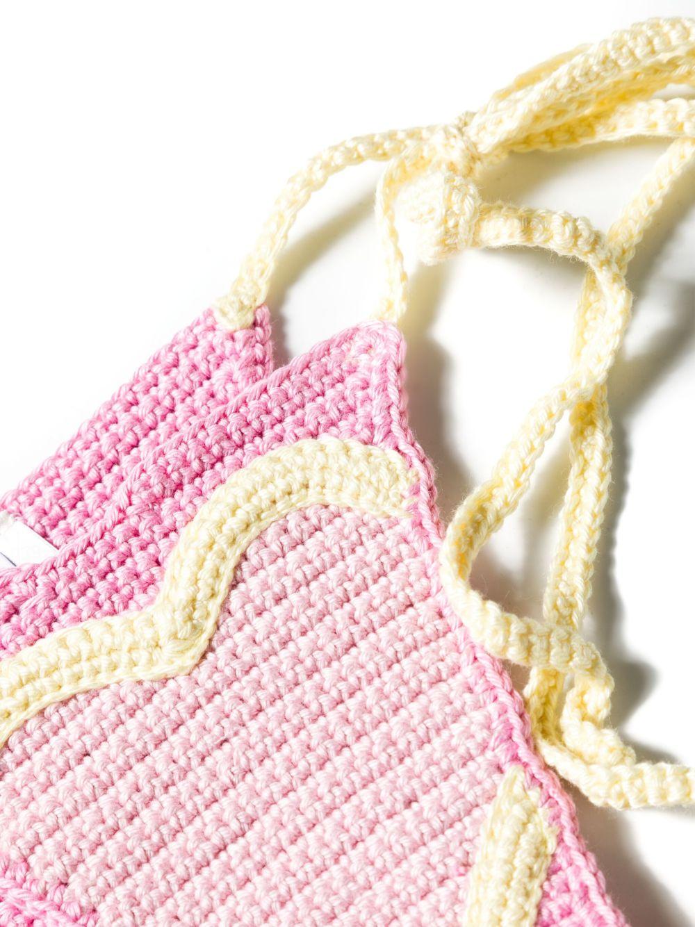 Heart crochet-knit bikini bottoms Product Image