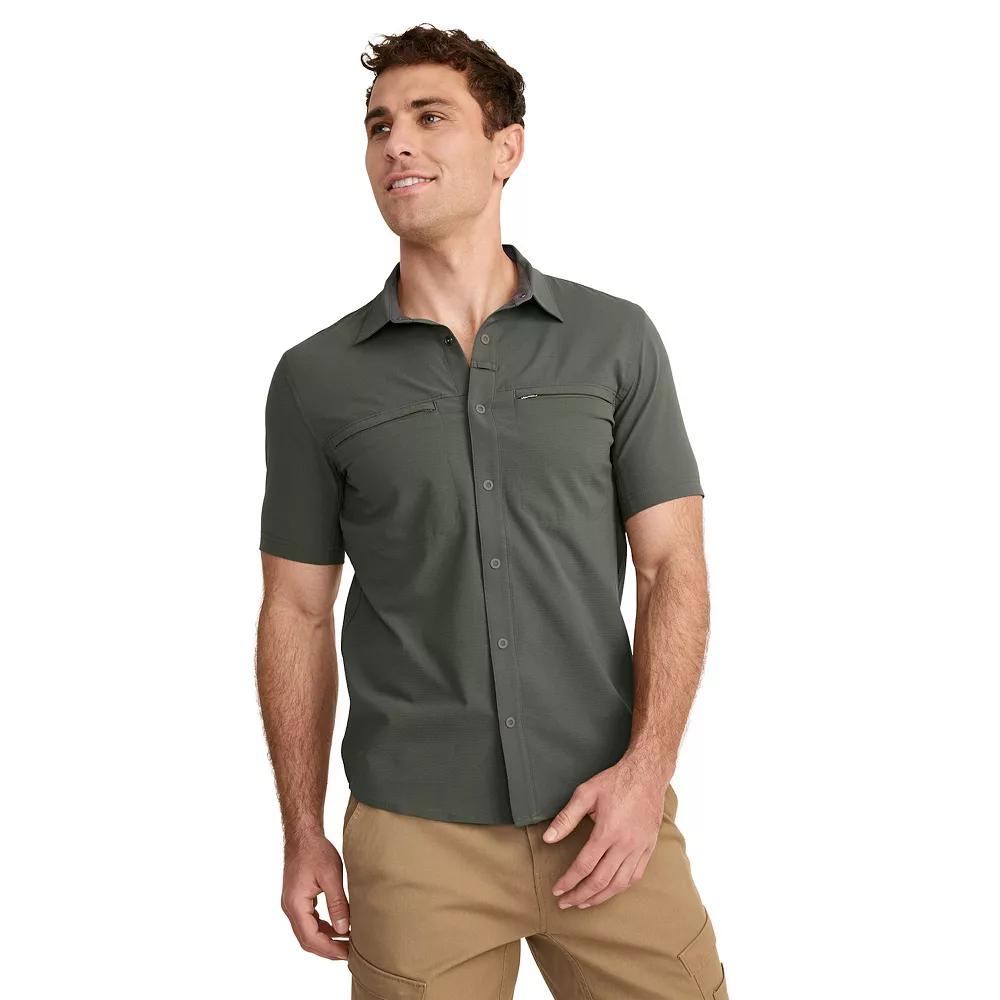 Men's Jockey Outdoors™ by Luke Bryan Short Sleeve Snap Woven Shirt,  Product Image