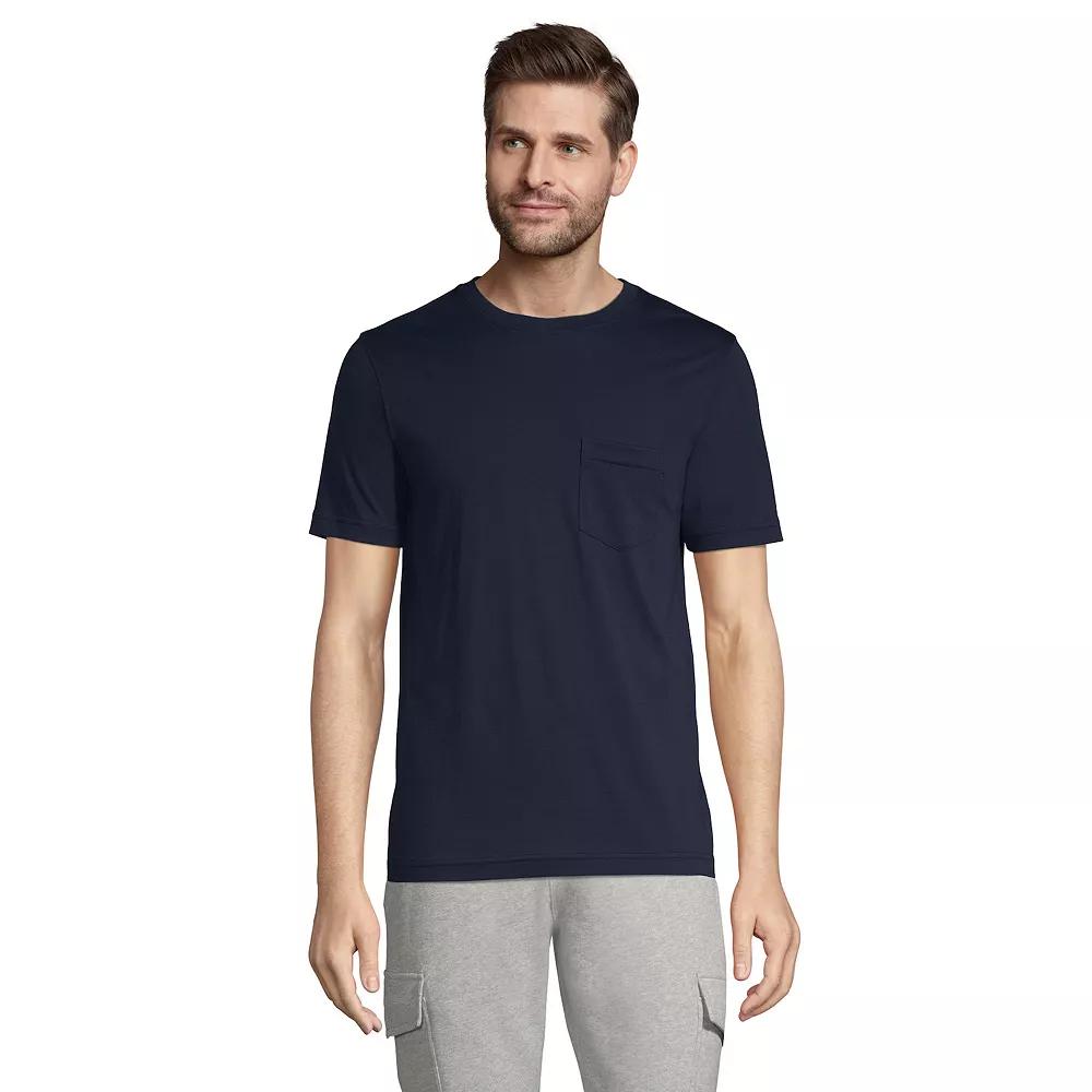 Men's Lands' End Supima Pocket Tee,  Product Image