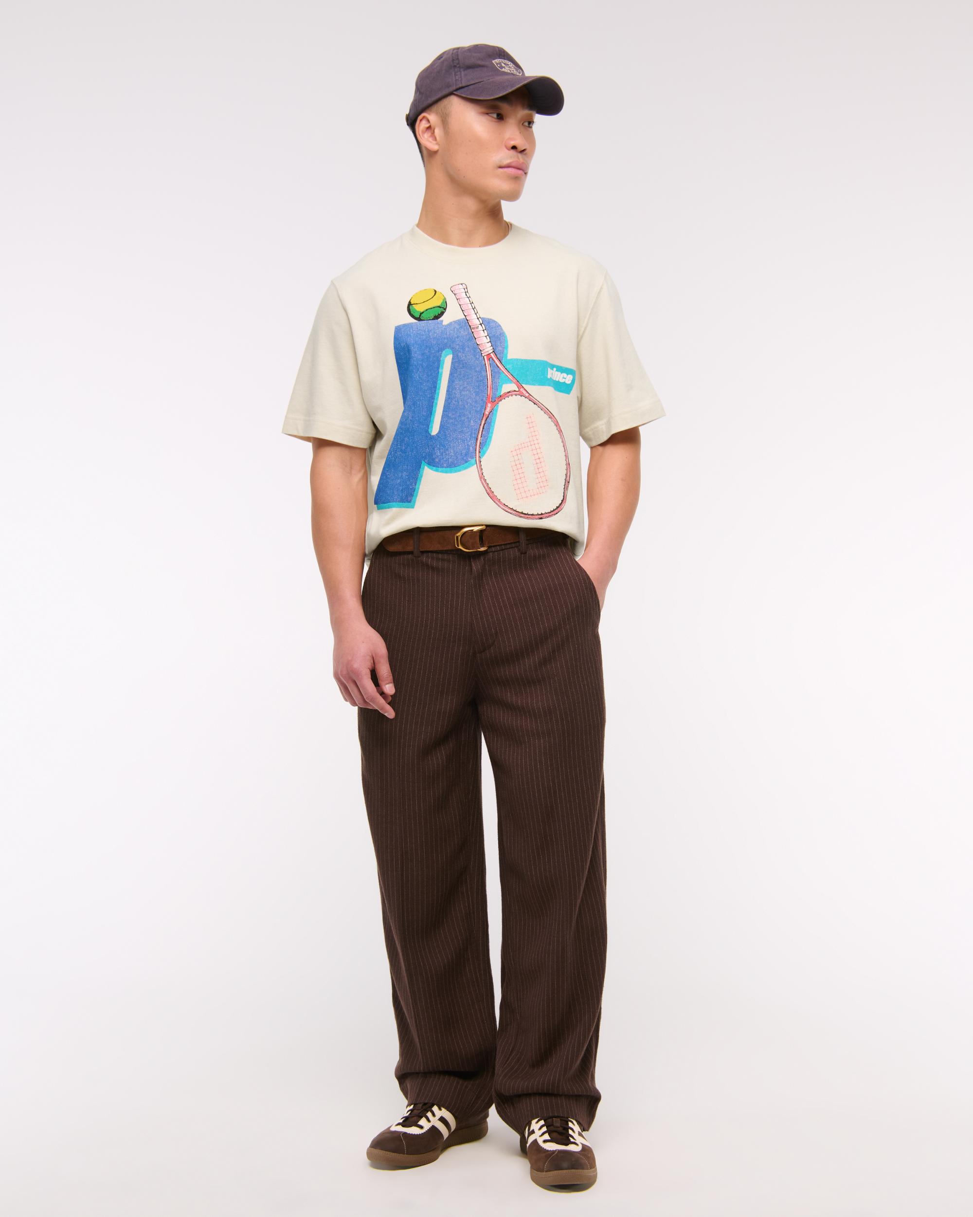 Prince Tennis Vintage-Inspired Cropped Graphic Tee Product Image