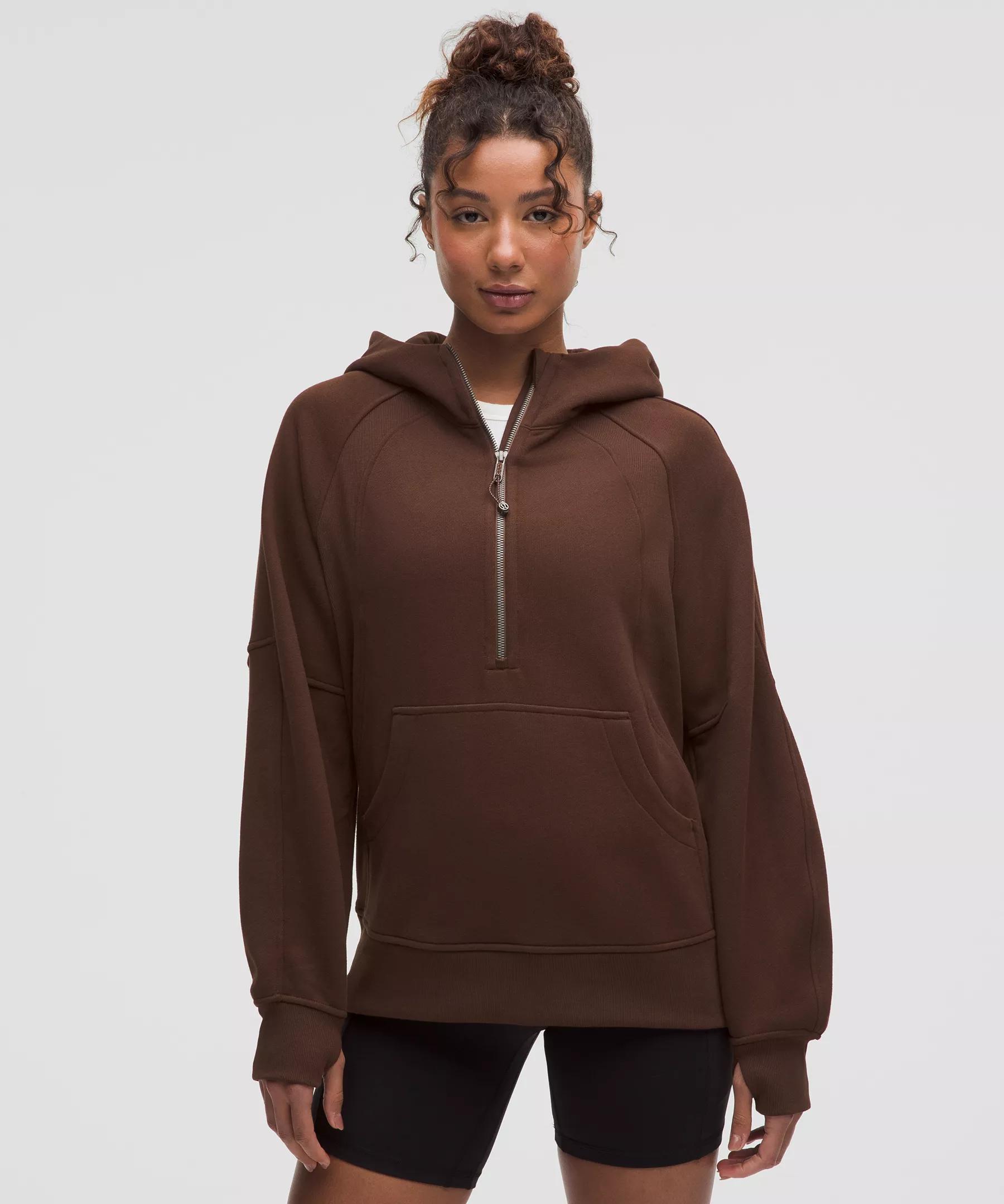 Scuba Oversized Half-Zip Hoodie *Long Product Image