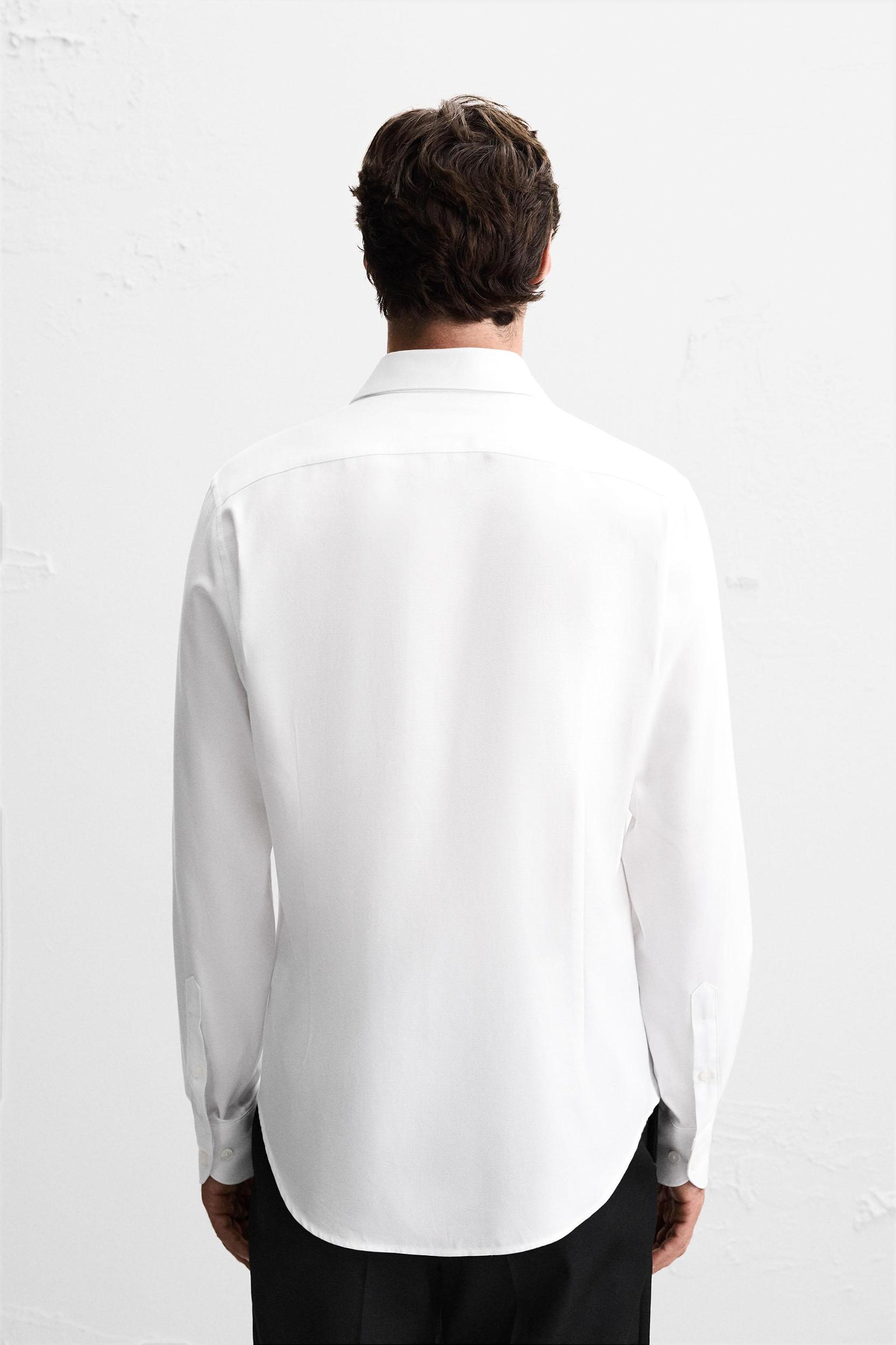 SLIM FIT TEXTURED SHIRT Product Image