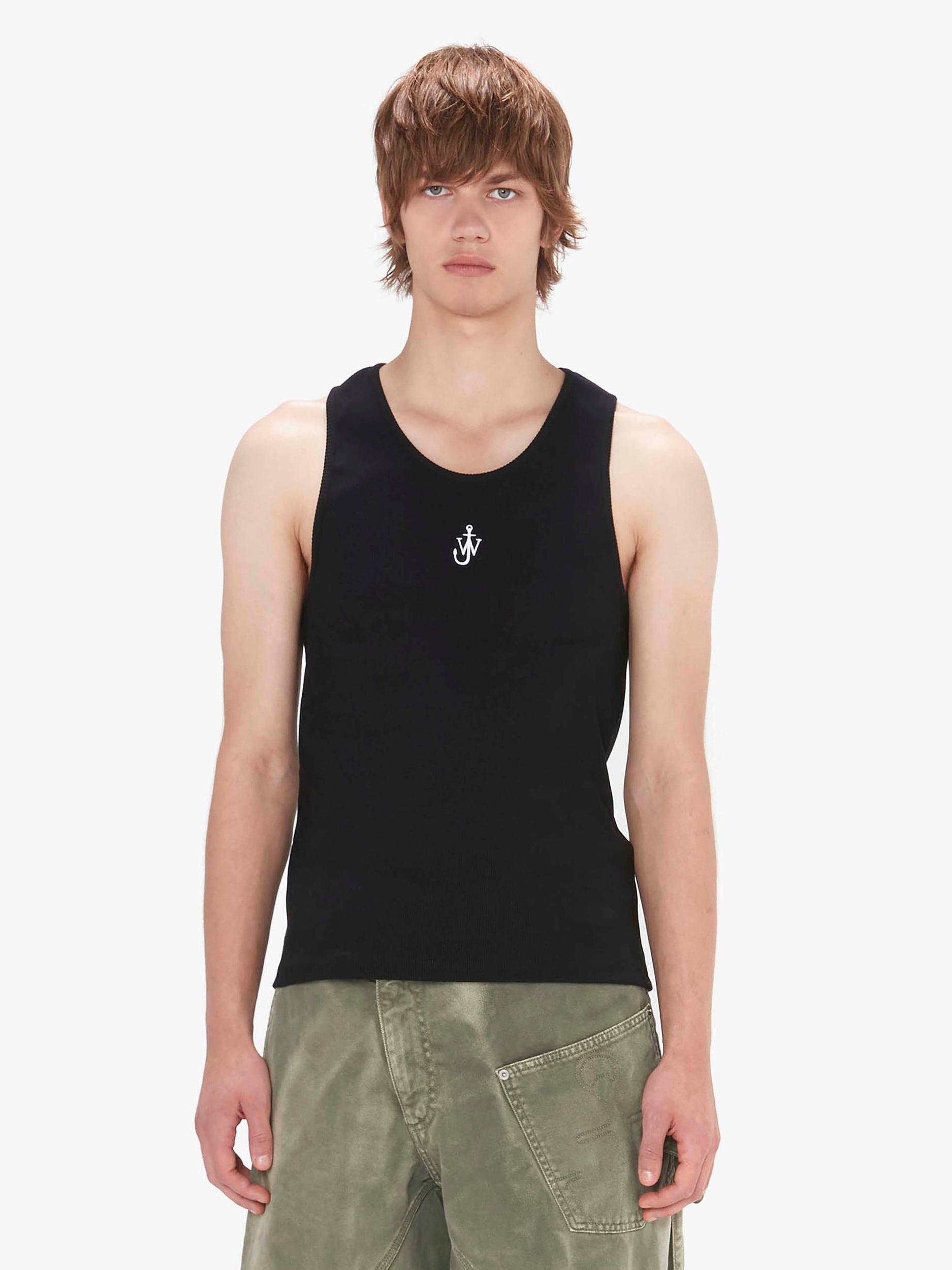 TANK TOP WITH ANCHOR LOGO EMBROIDERY Product Image