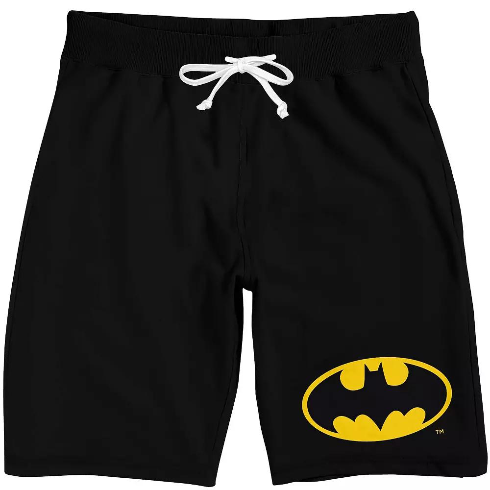 Men's DC Comics Batman Classic Logo 9" Pajama Shorts,  Product Image