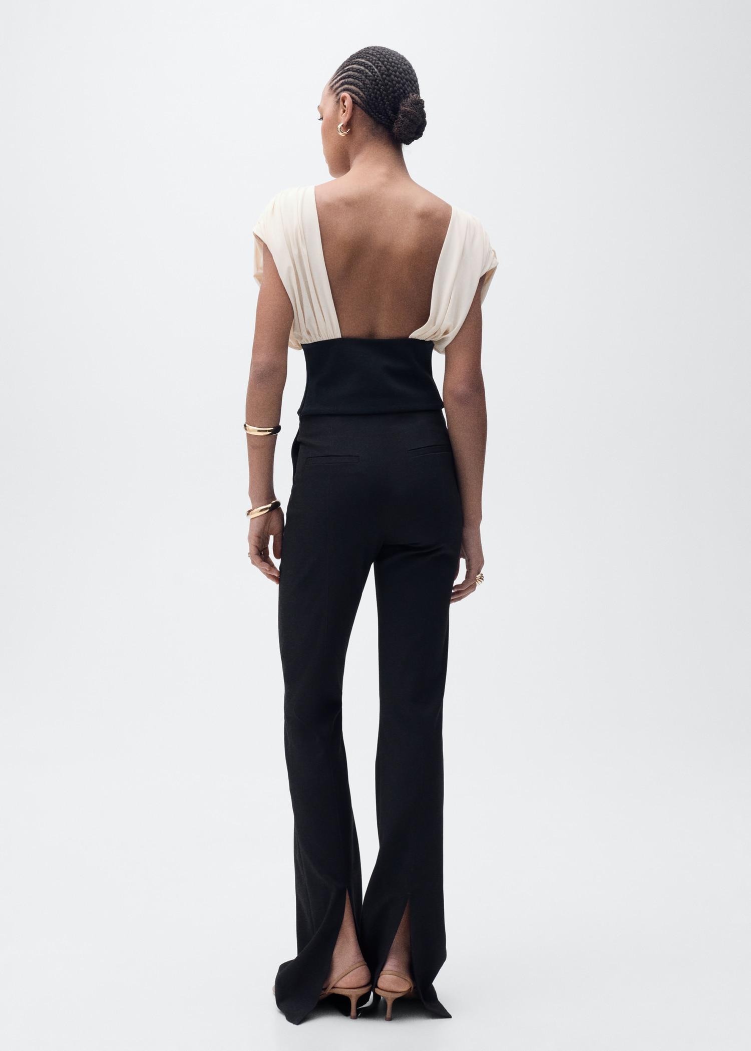 Combined draped top - Women | MANGO USA Product Image