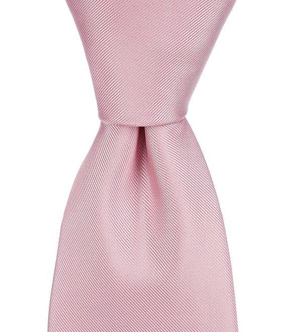 Tre Vero Solid 3#double; Narrow Silk Tie Product Image