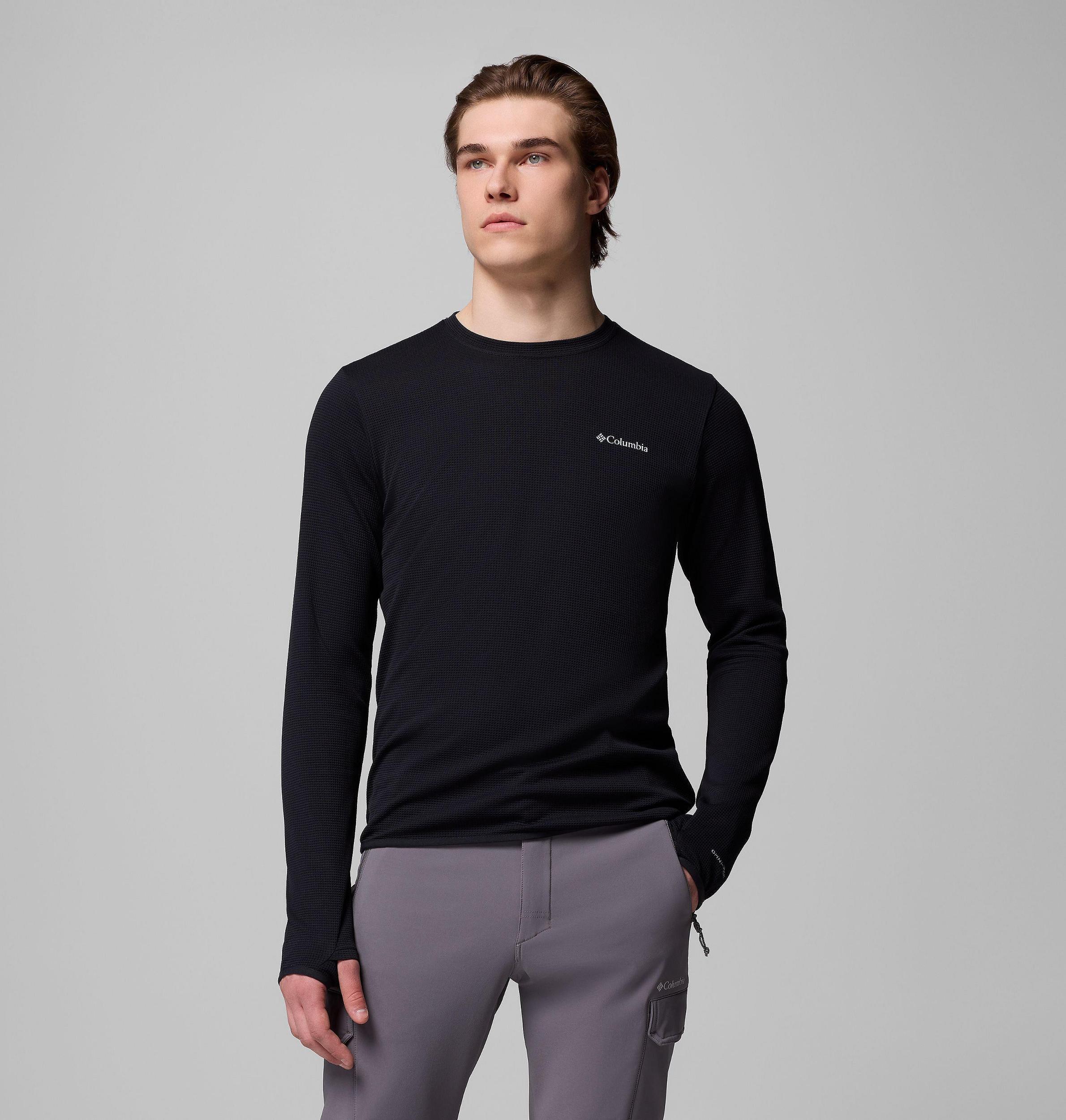 Columbia Mens Tech Trail Utility Warm Long Sleeve Crew Shirt- Product Image