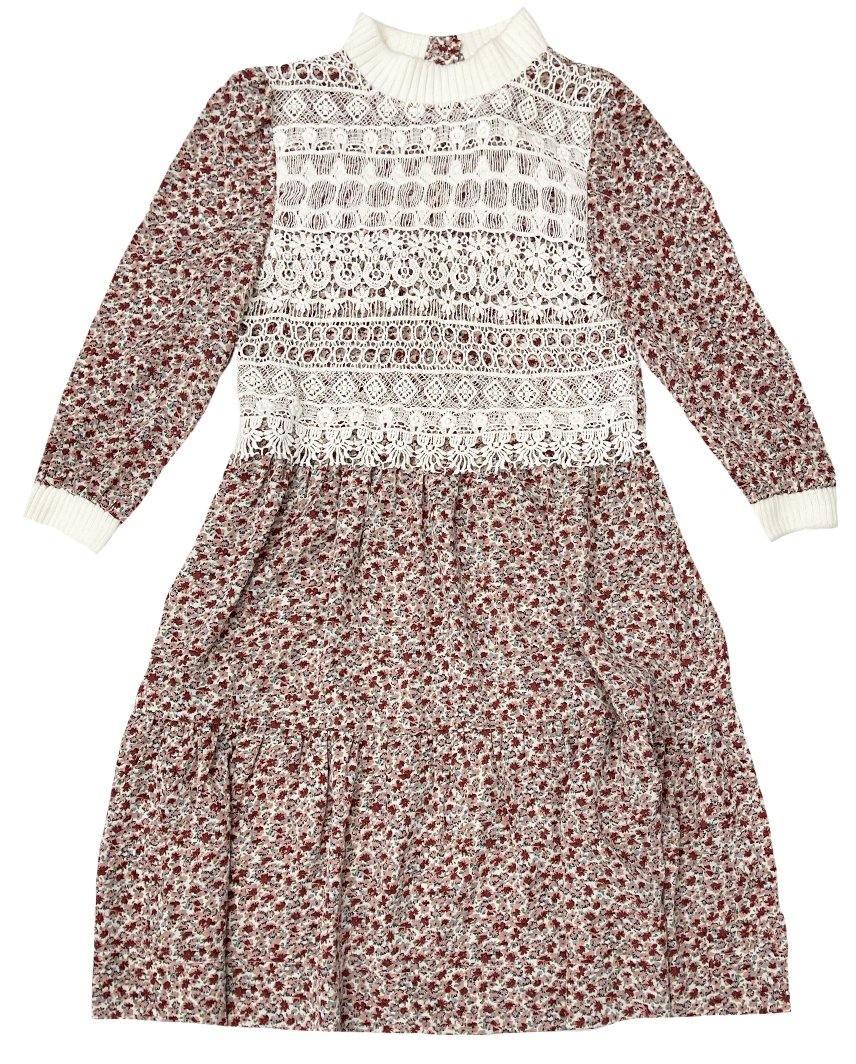 Meme Teens Floral Print Dress Product Image