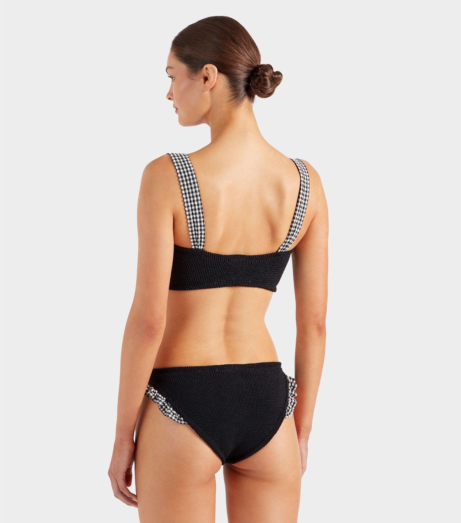 Loretta Bikini - Black Gingham Product Image