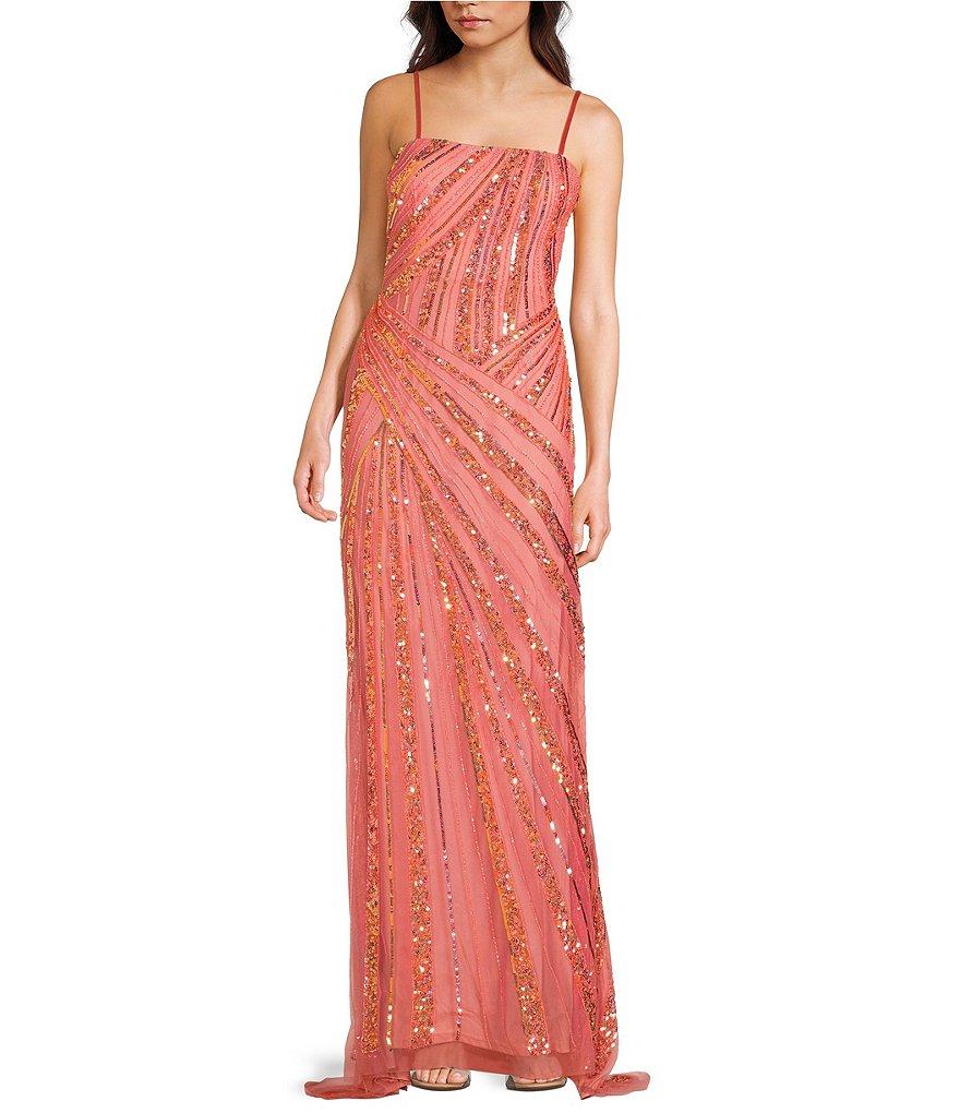 Jump Beaded Strapless Gown With Train Product Image