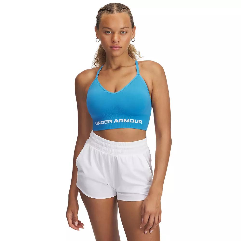 Women's Under Armour Vanish Seamless Low Long Sports Bra,  Product Image