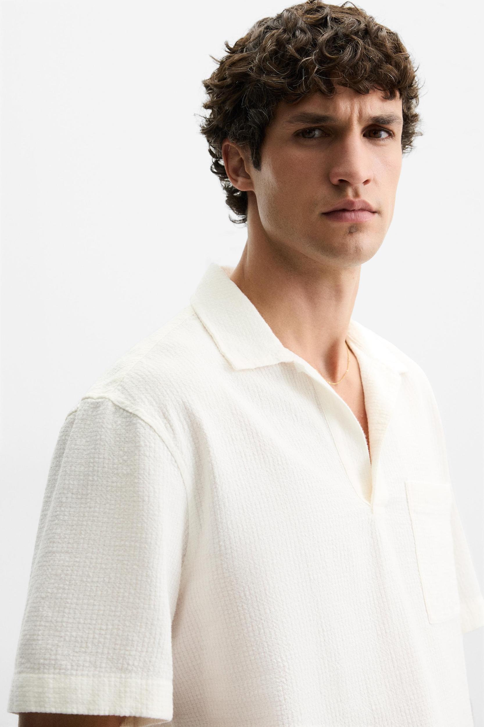 JACQUARD POLO SHIRT Product Image