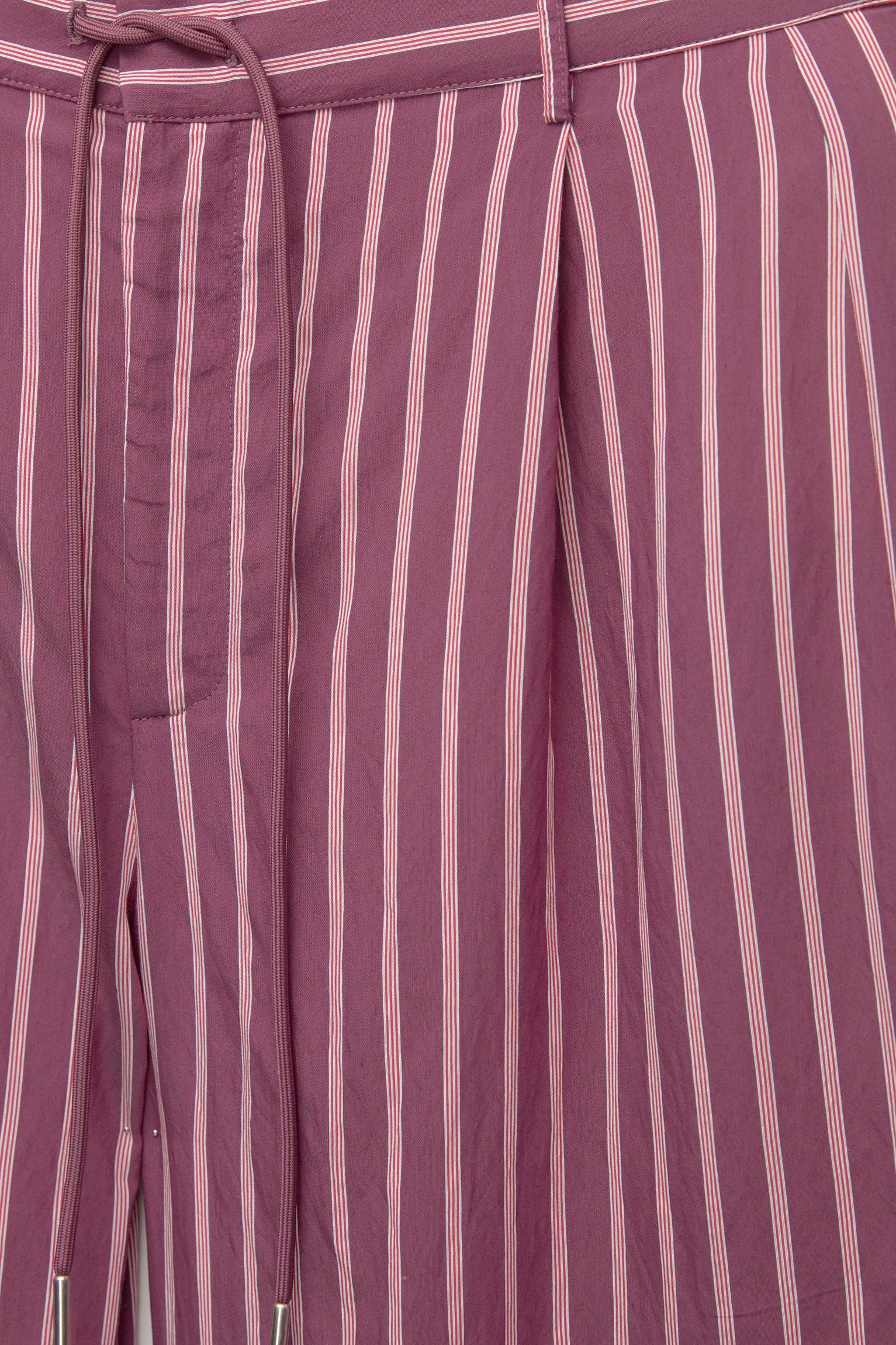 Striped pajama-style pants Product Image