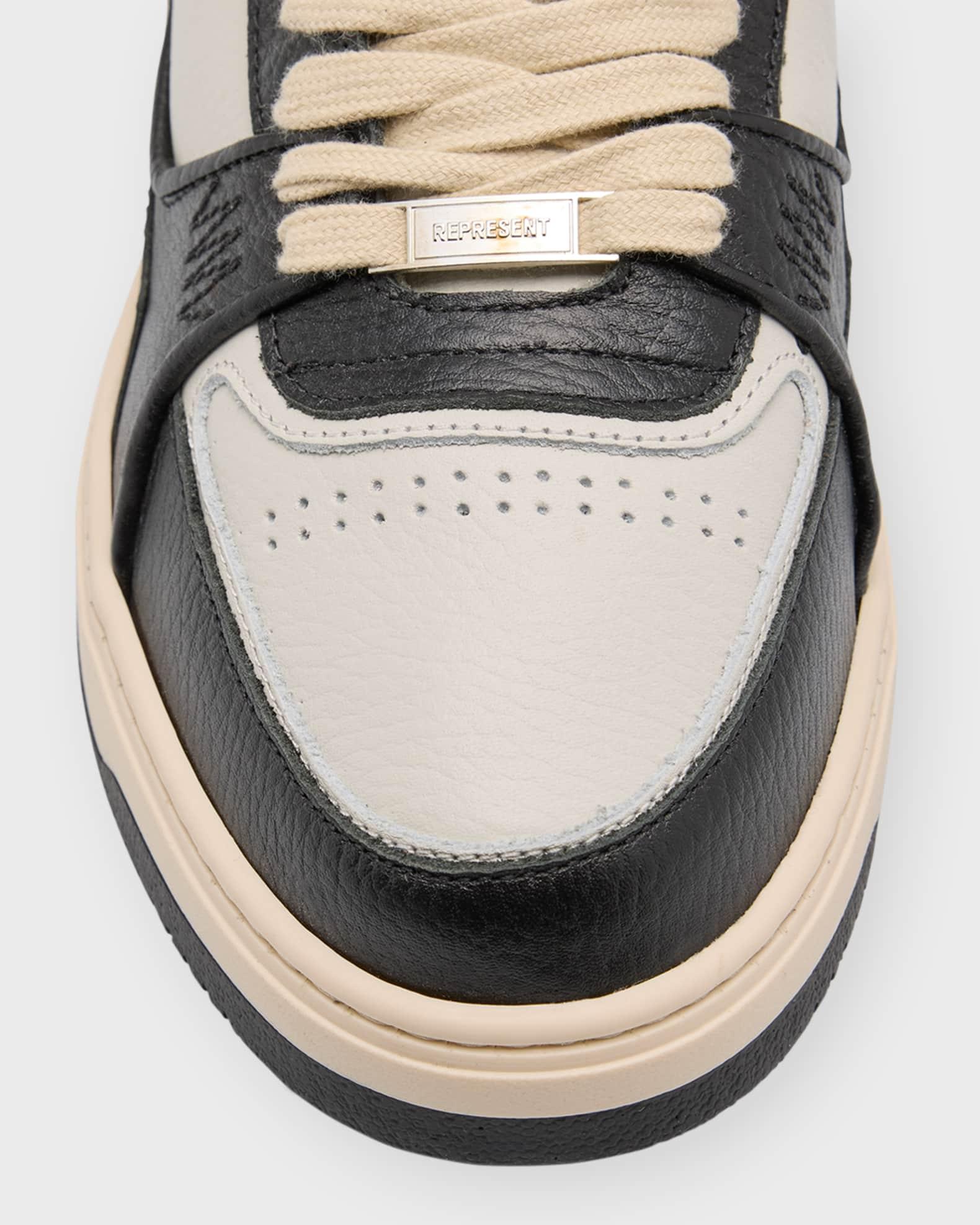 Men's Apex Bicolor Leather Low-Top Sneakers Product Image