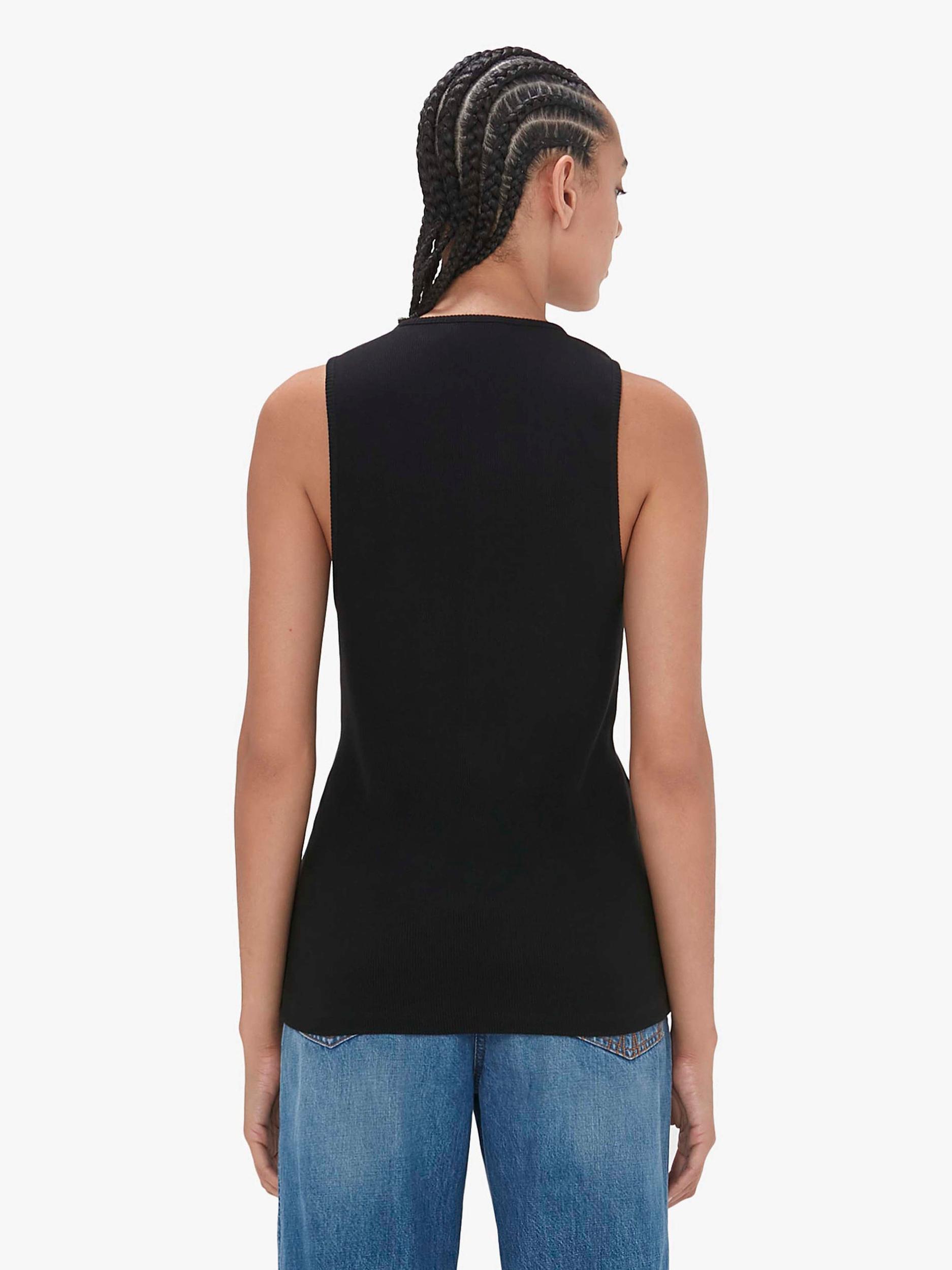 TANK TOP WITH ANCHOR LOGO EMBROIDERY Product Image