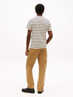 Extra Slim Stripe Stretch-Cotton T-Shirt Product Image
