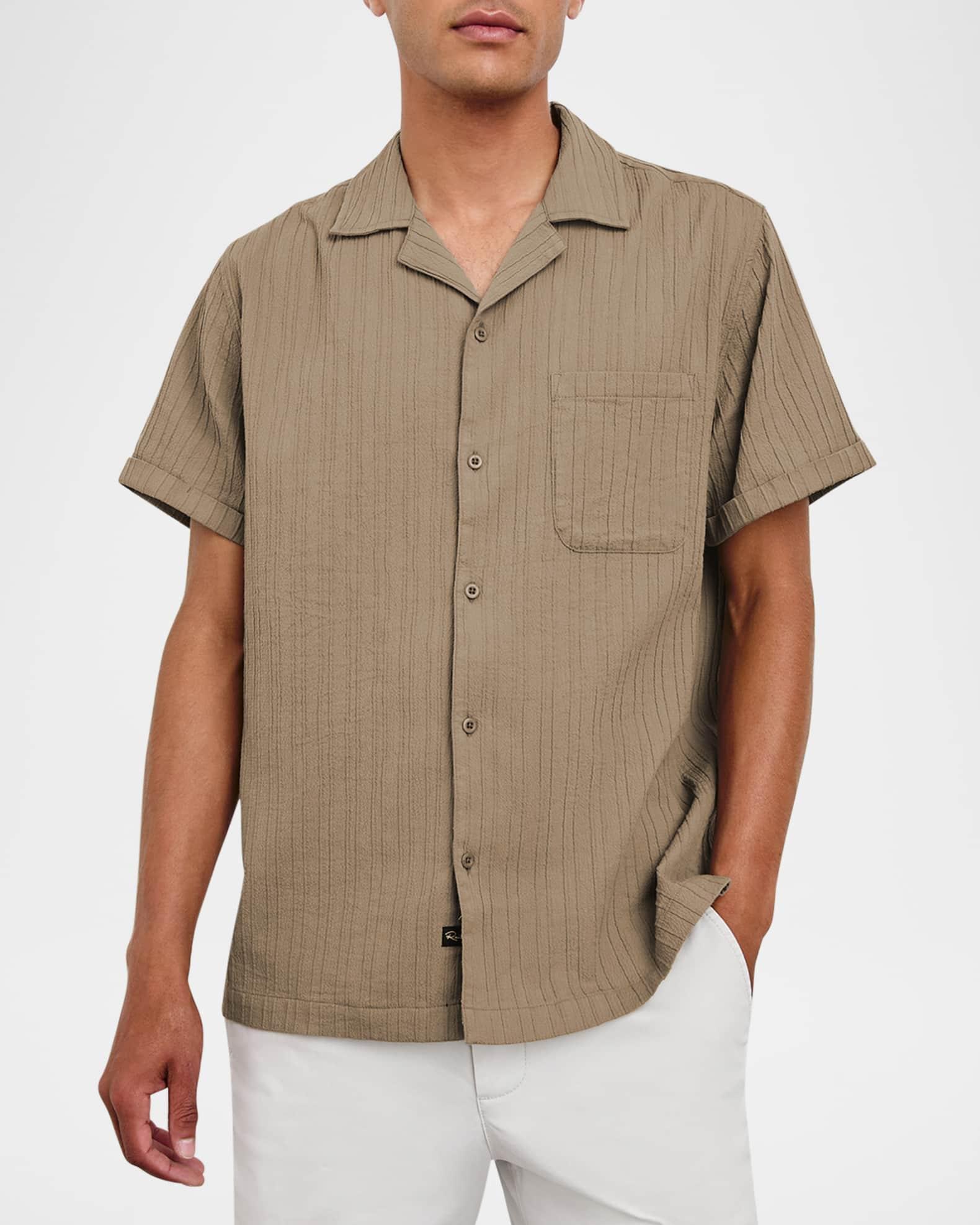 Men's Ohana Plisse Camp Shirt Product Image