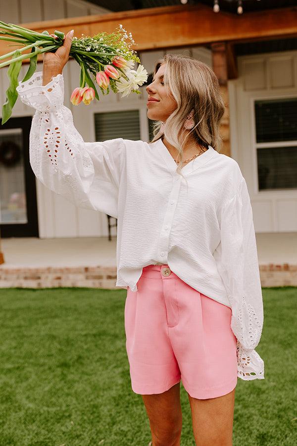 By Chance Eyelet Top Product Image