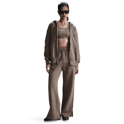Womens Nike Sportswear Phoenix Fleece High-Waisted Wide-Leg Sweatpants | DQ5615-104 Product Image