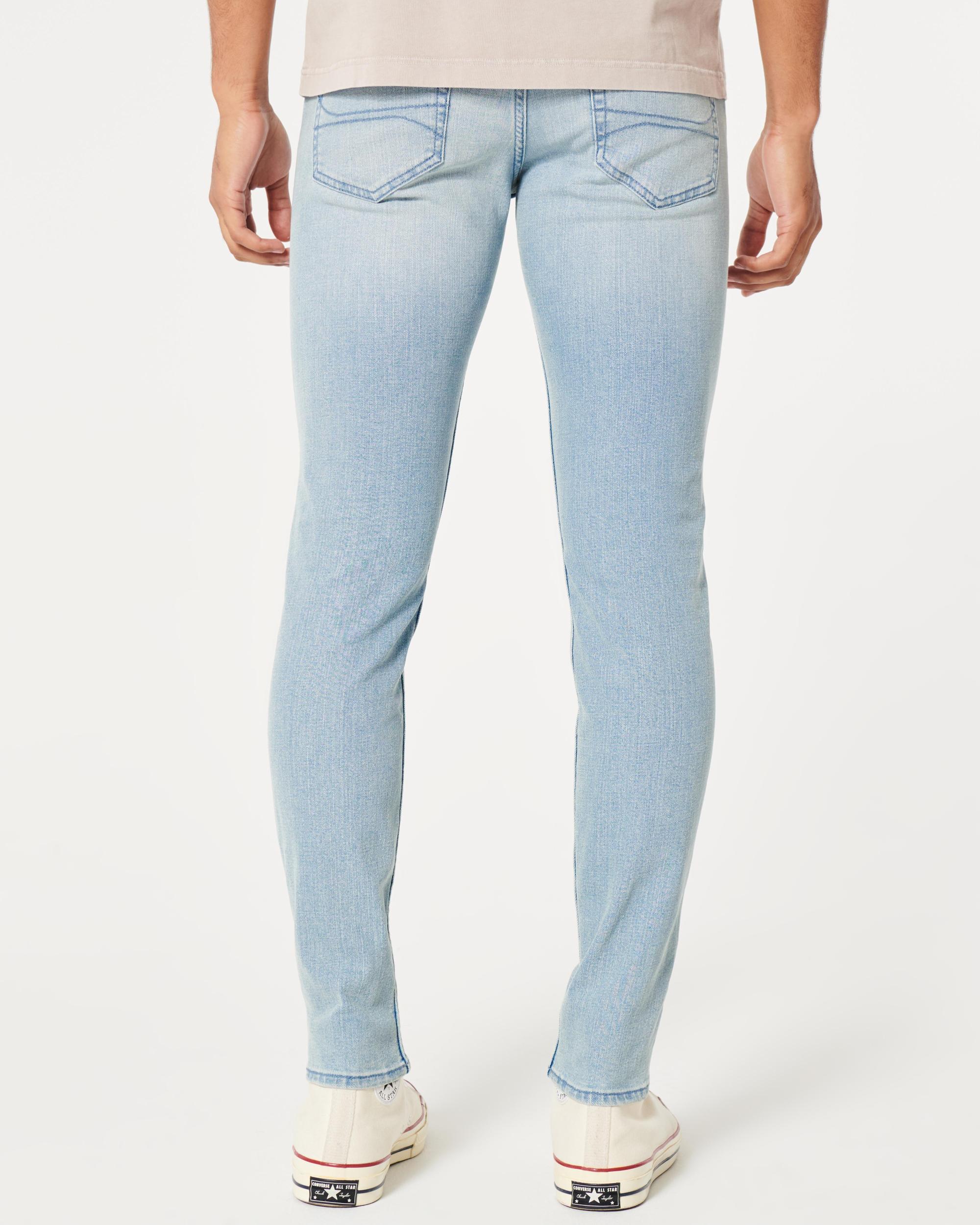 Light Wash Super Skinny Jeans Product Image