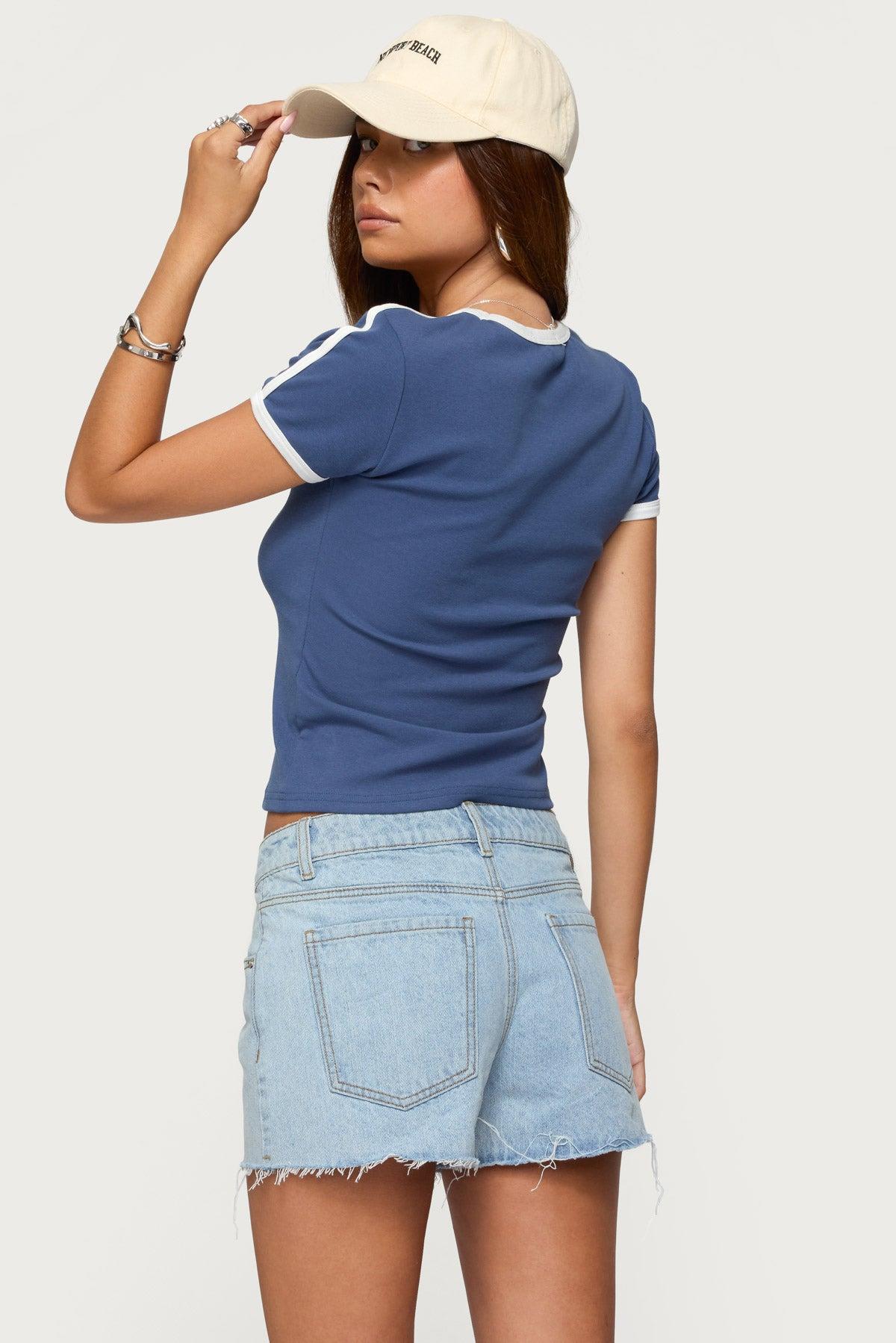 Los Angeles Contrast T Shirt Product Image