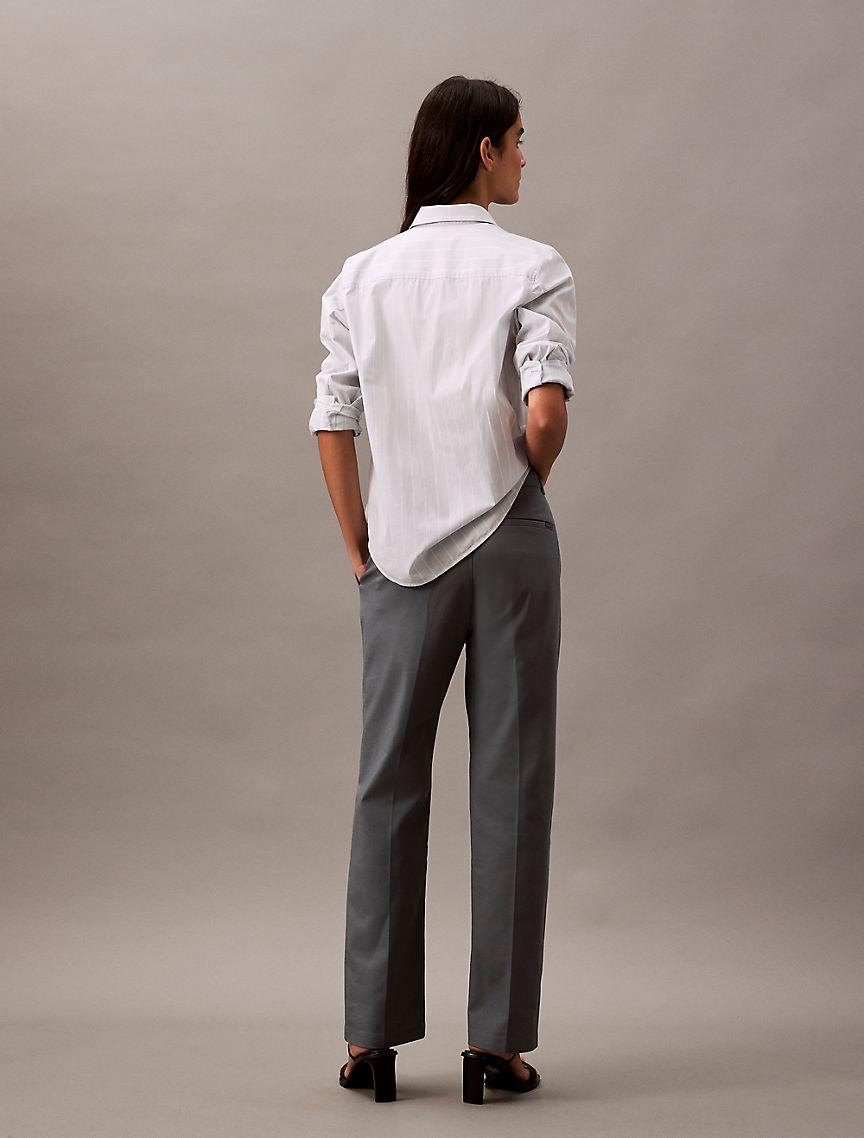 Cotton Stretch Straight Fit Chino Pants Product Image
