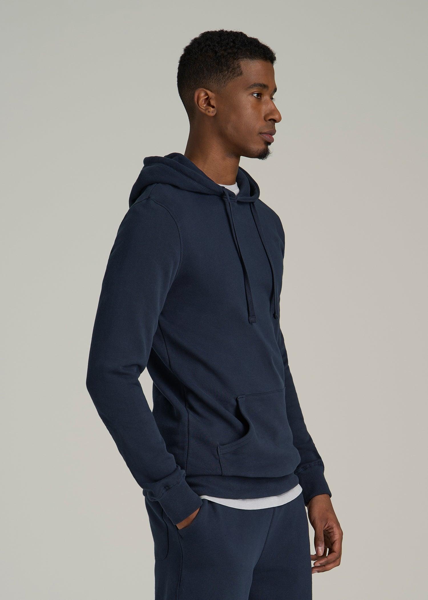 Wearever 2.0 Fleece Hoodie for Tall Men in Evening Blue Male Product Image