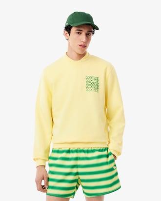 Men's Graphic Print Fleece Sweatshirt Product Image