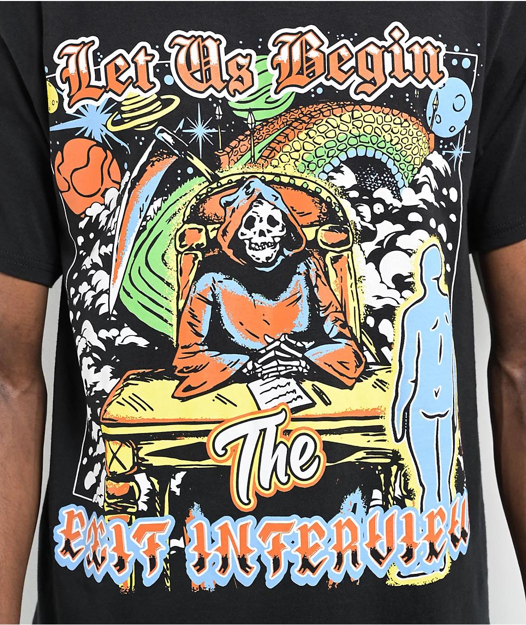 Boss Dog Exit Interview Black T-Shirt Product Image