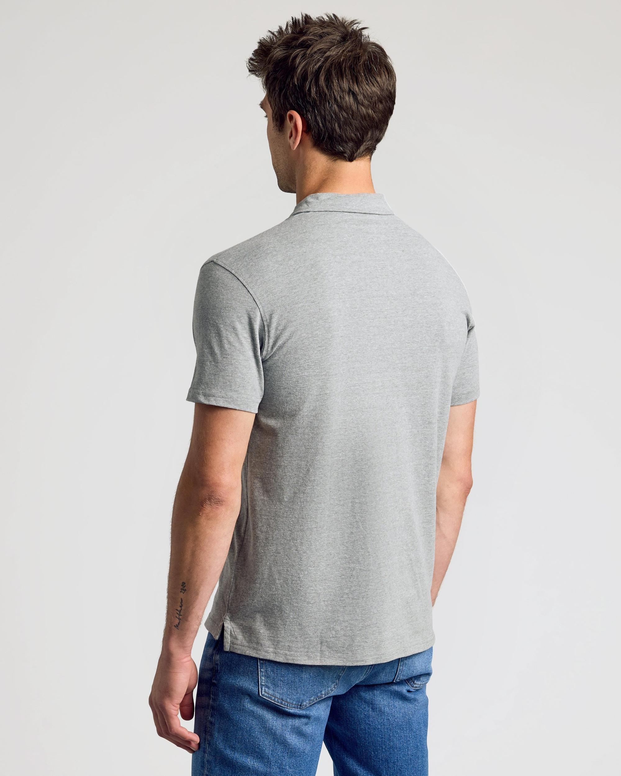 Heather Gray Classic Polo Product Image