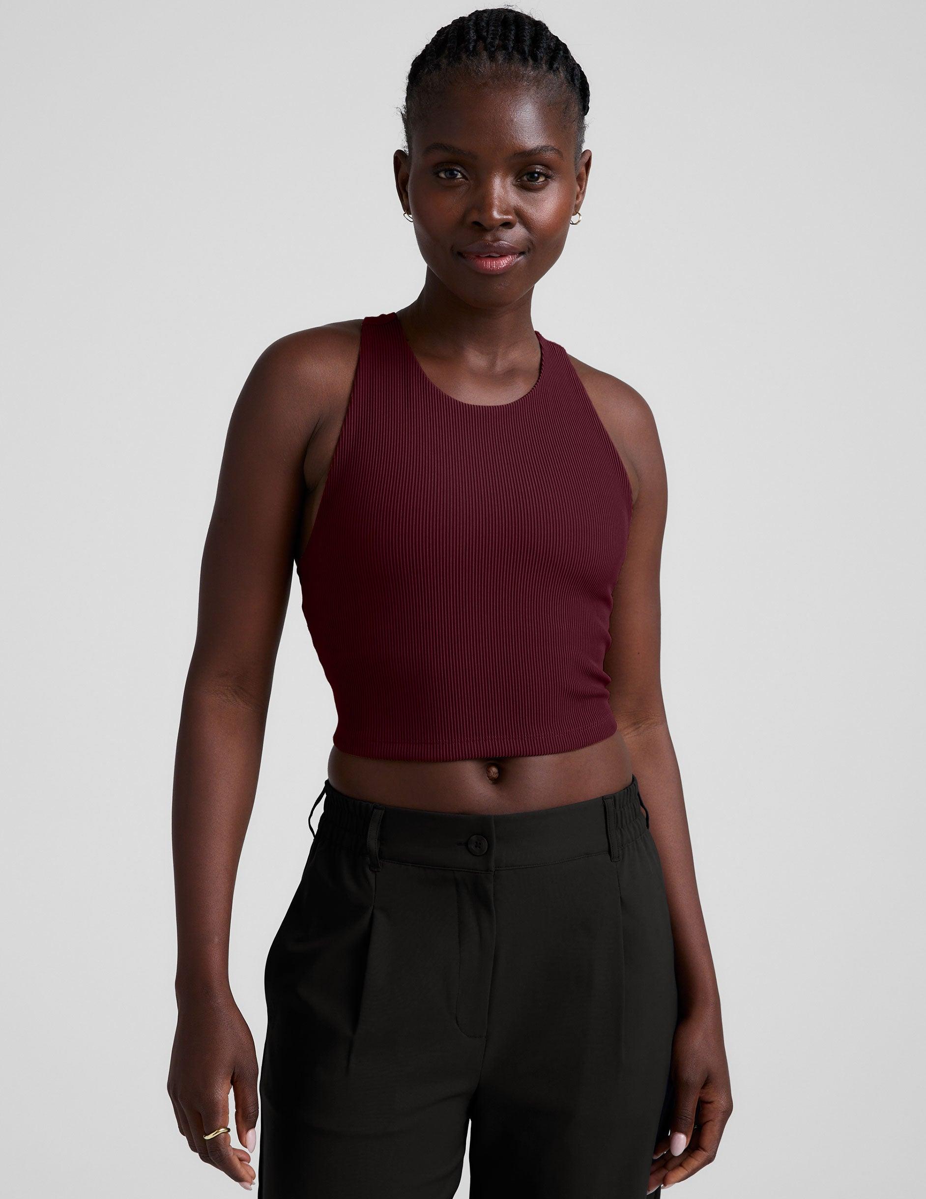 Refocus Ribbed Cropped Tank Product Image