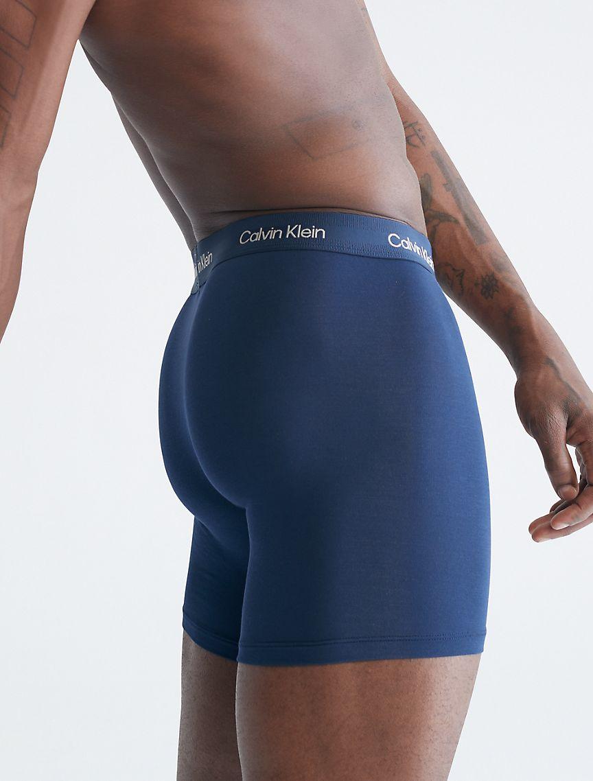 Calvin Klein Mens Ultra-Soft Modern Boxer Brief - Navy Product Image