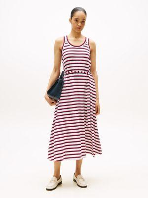 Sleeveless Stripe Maxi Dress Product Image