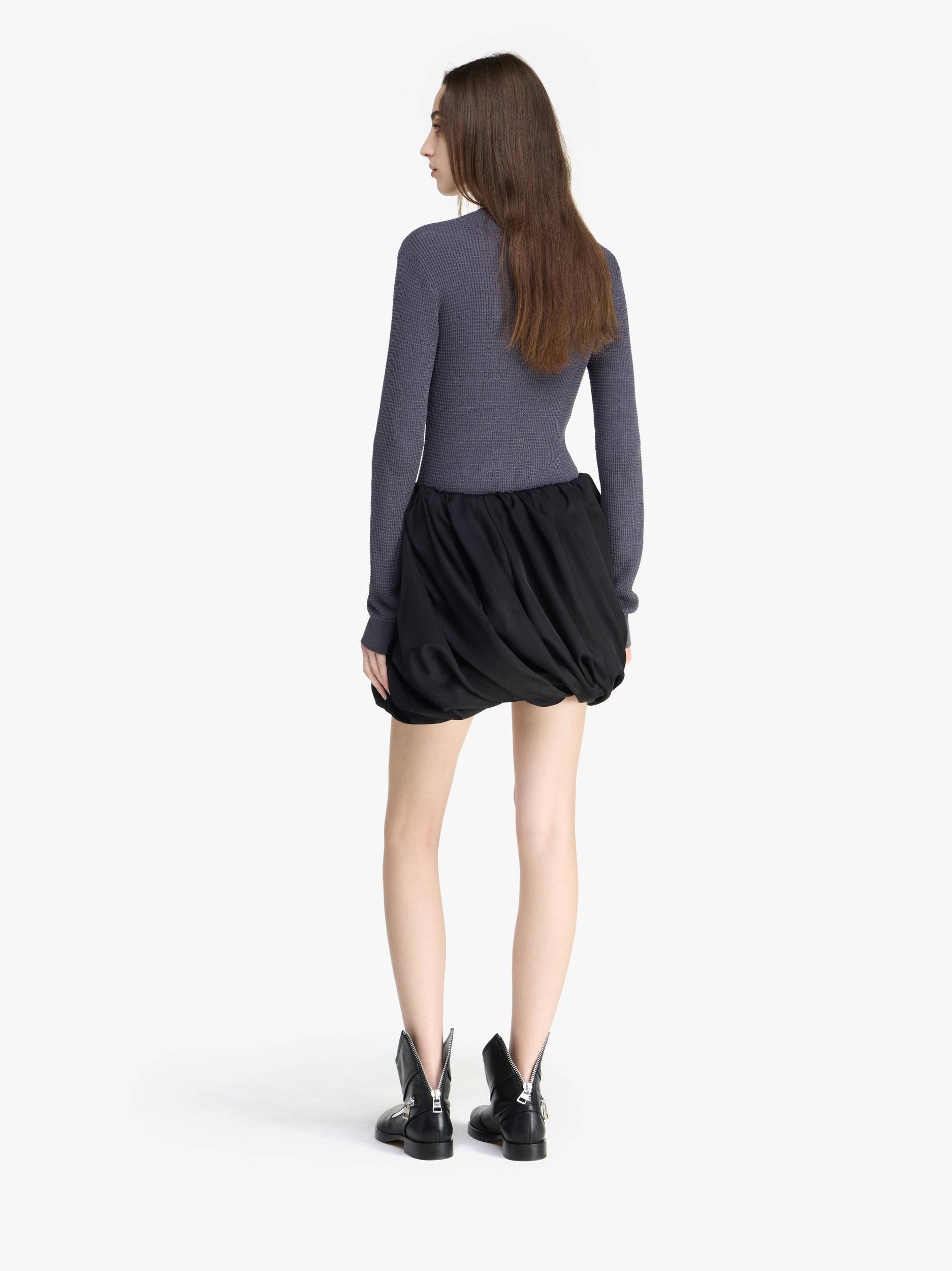ROLLED HEMLINE MINI SKIRT Product Image