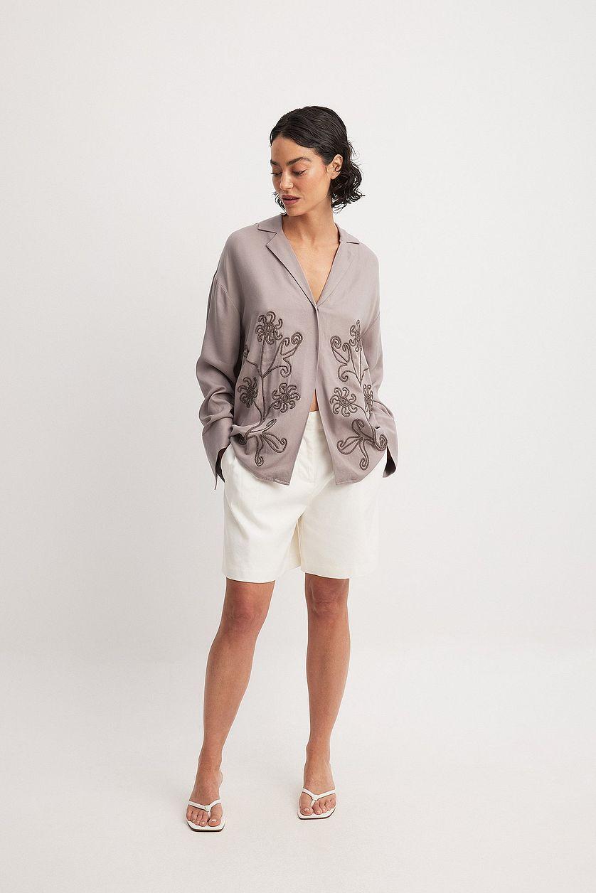 Embroidery Detail Shirt Product Image