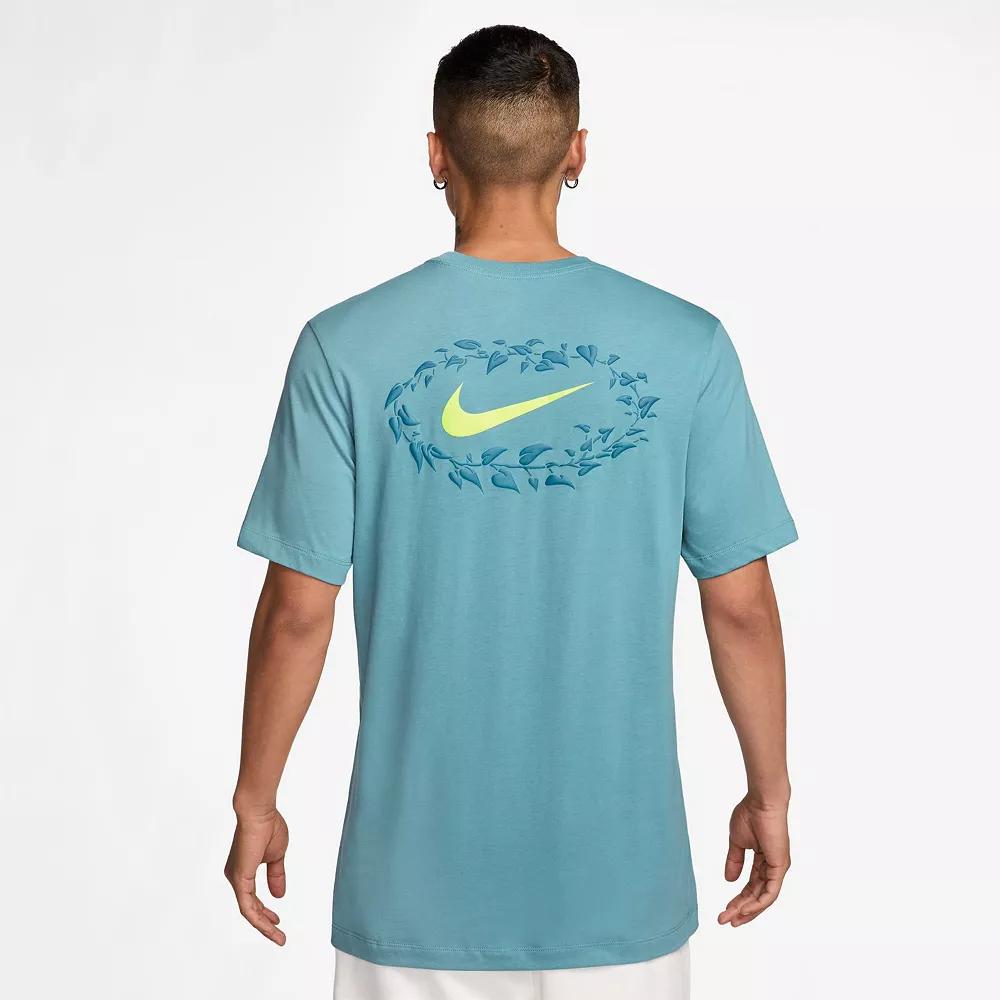 Big & Tall Nike Nurture The Sole Graphic Sportswear T-Shirt, Men's, Size: 3XL, Denim Turquoise Product Image