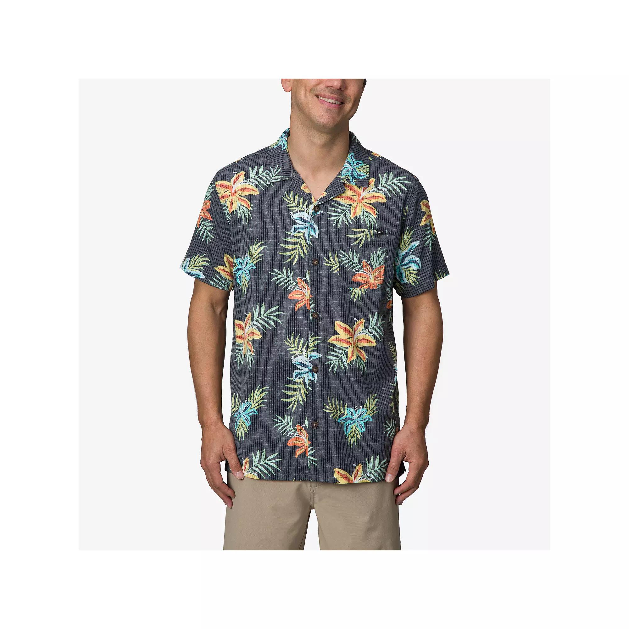 Men's REEF Cooling Short Sleeve Button-Down Shirt,  Product Image