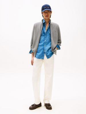 Textured Stitch Zip Mockneck Cardigan Product Image