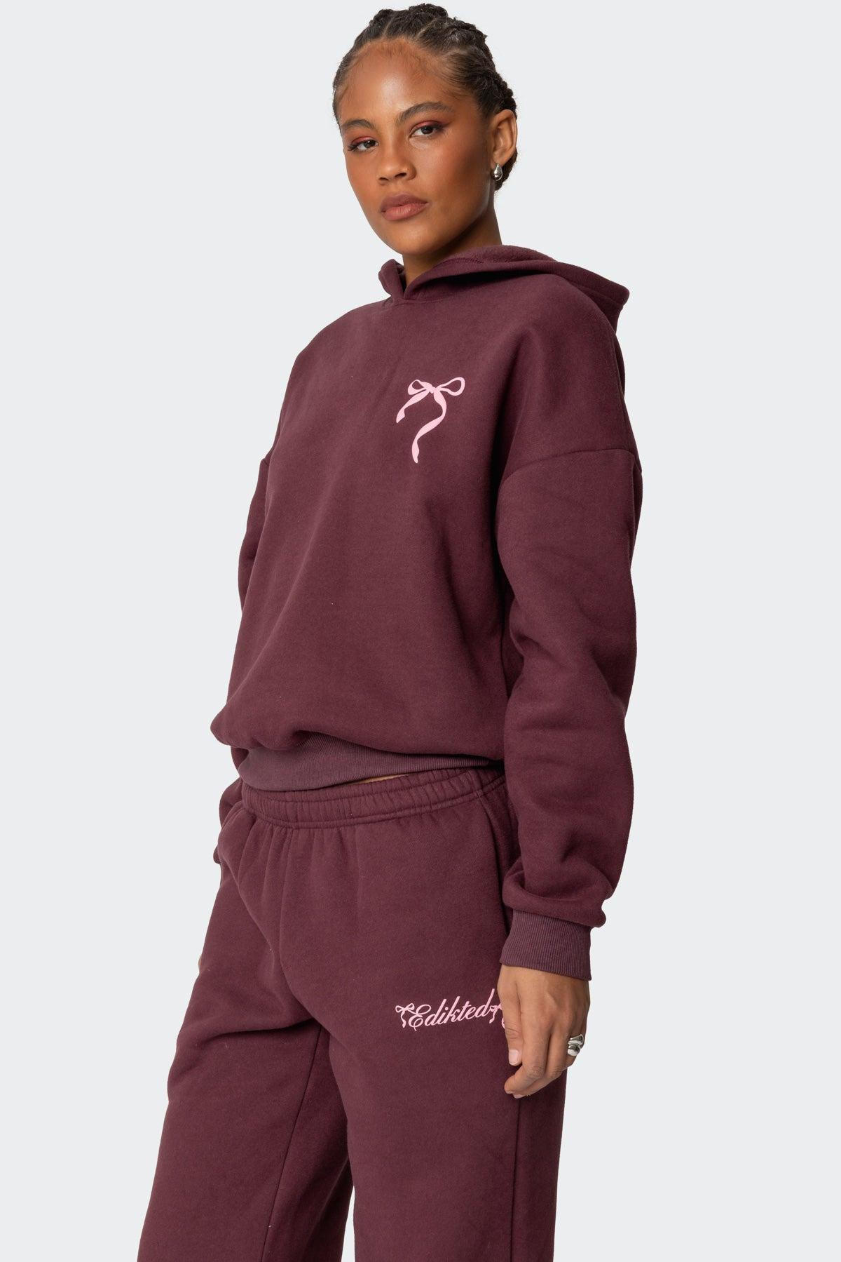 Sasha Bow Detail Hoodie Product Image