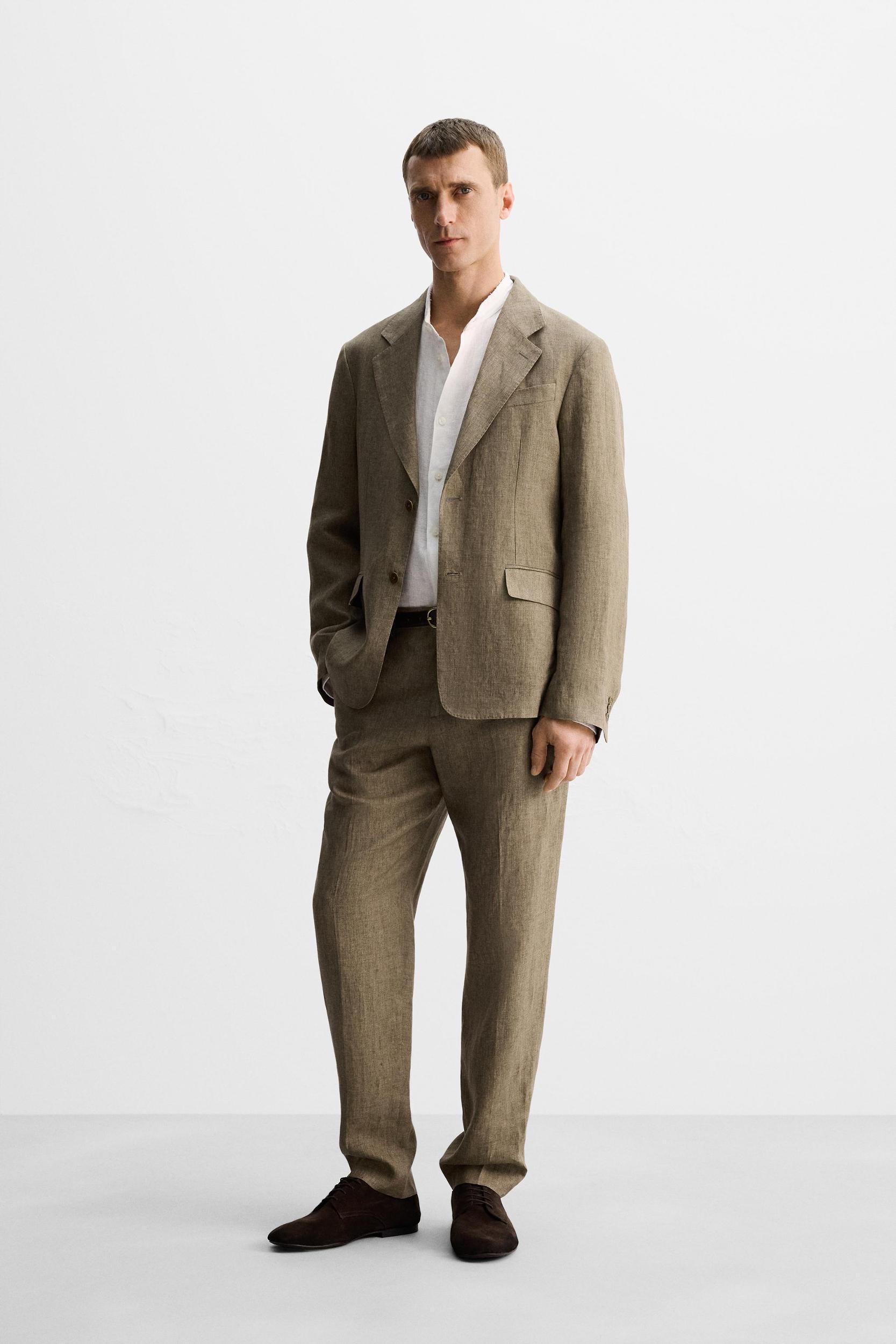 LIMITED EDITION 100% LINEN SUIT PANTS Product Image
