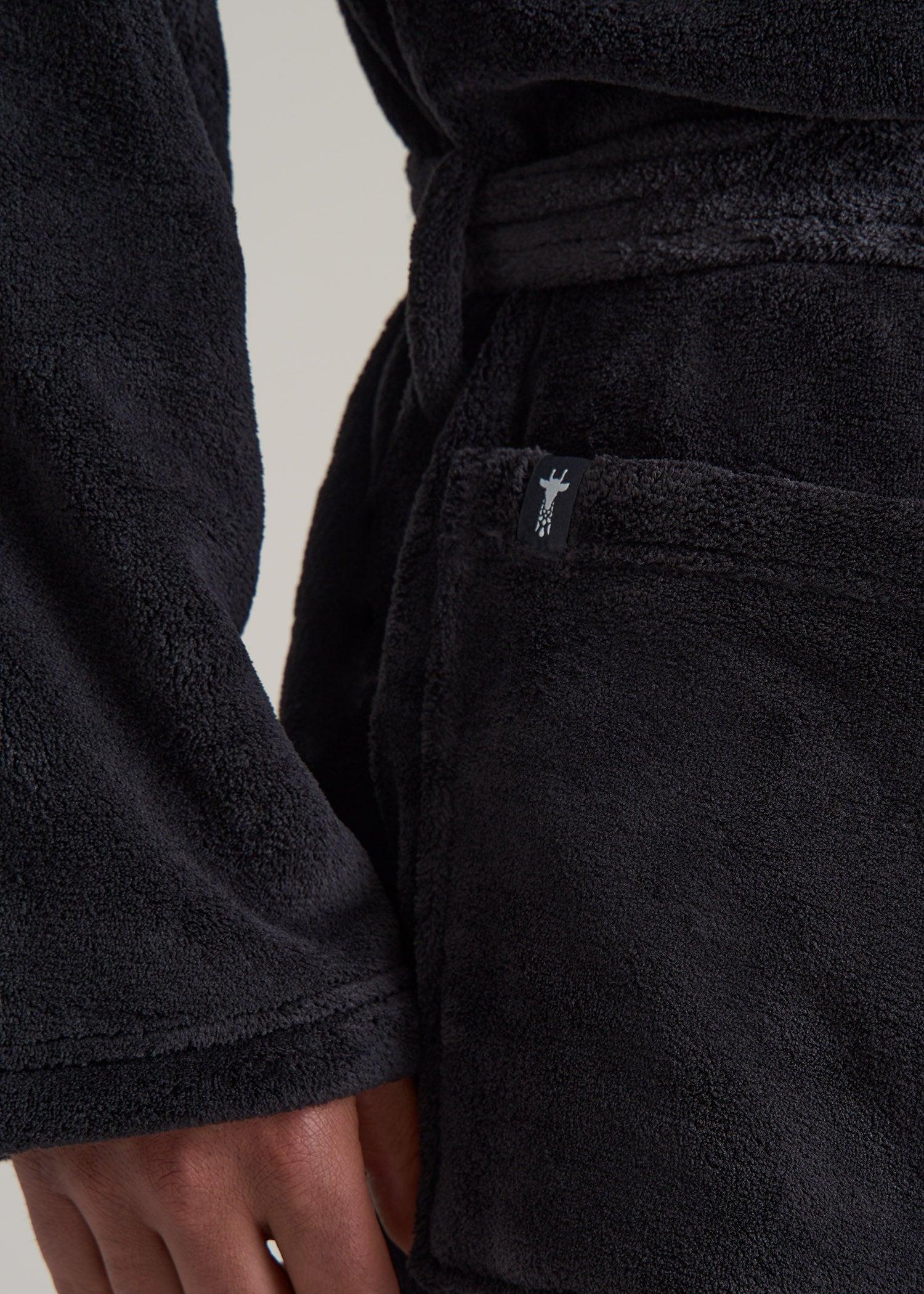 Robe for Tall Men in Black Male Product Image